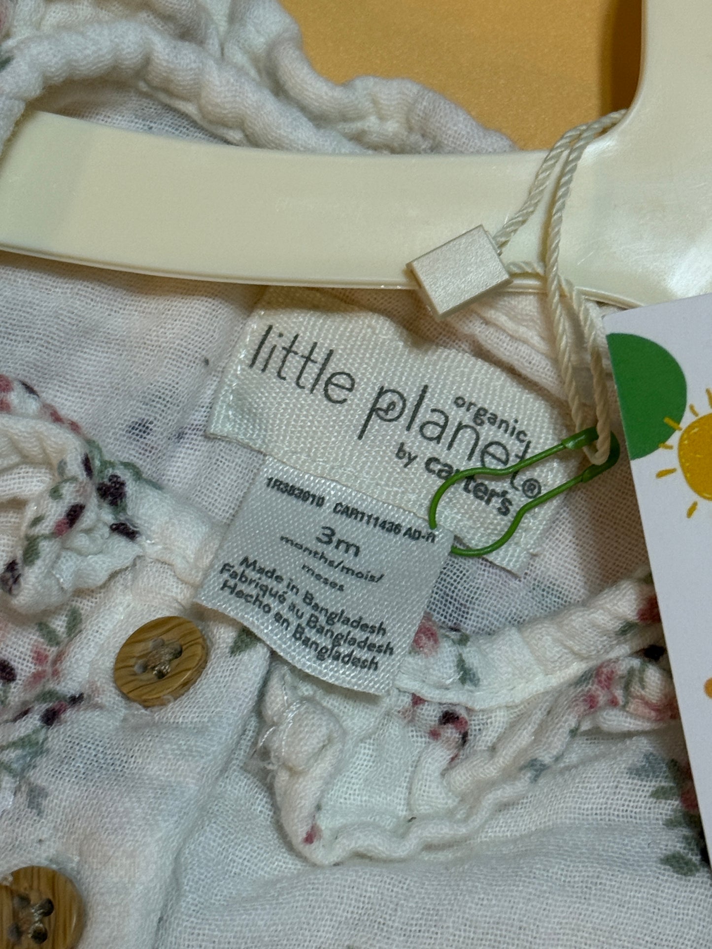 Carters little planet Bubble Romper 3m