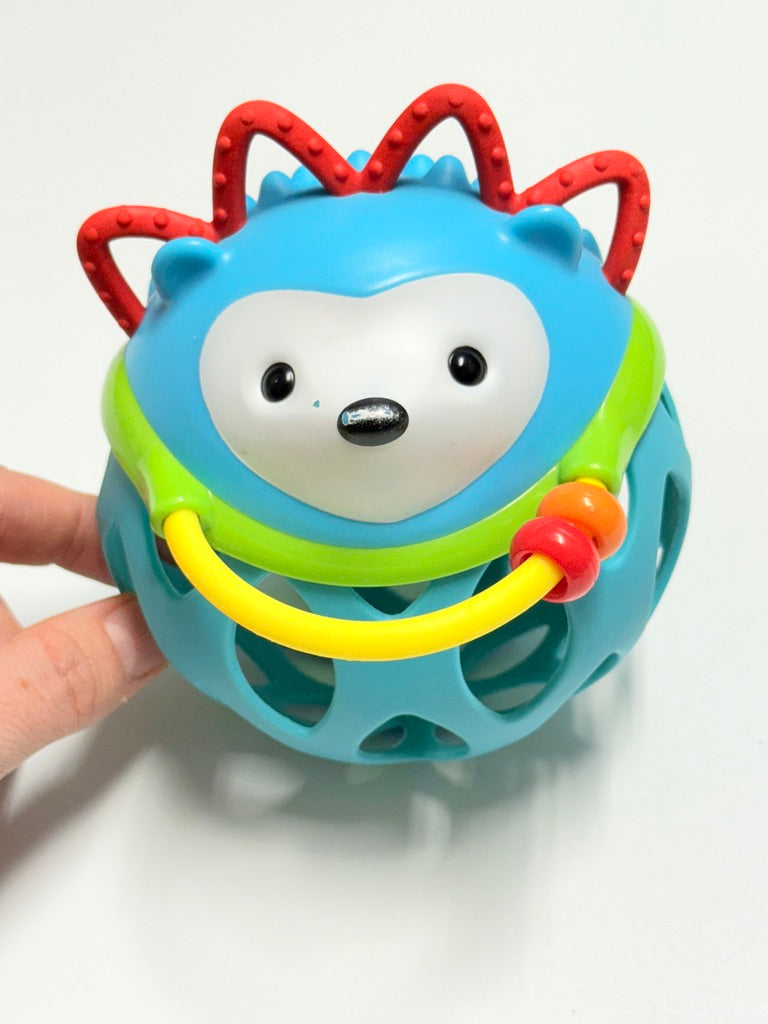 Rattle Teether Hedgehog Toy