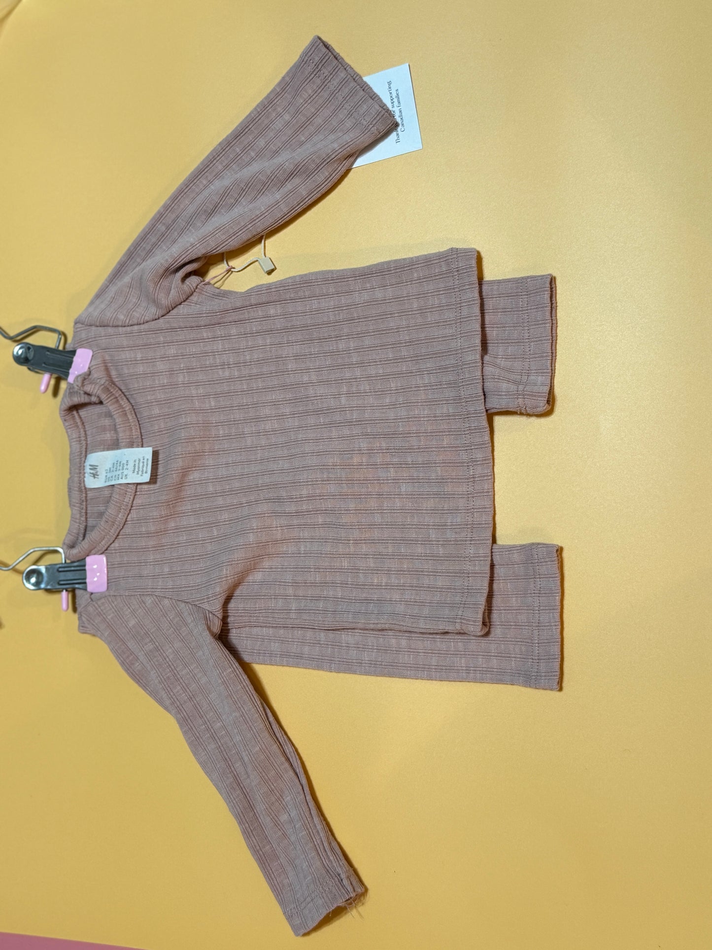 H&M light pink 2pc set