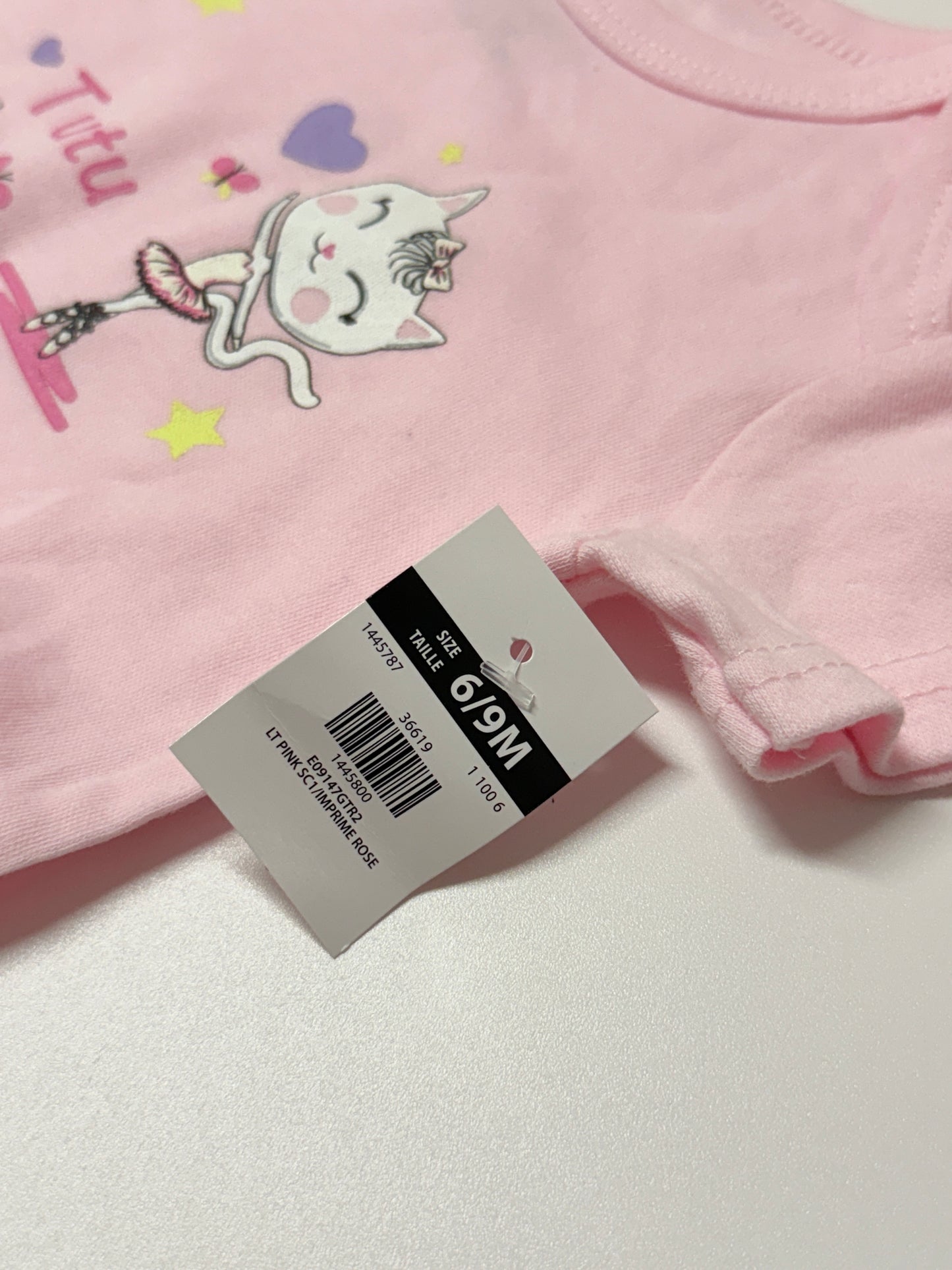 Grenouillère Tutu Trop Mignonne 6-9 mois Neuf avec étiquettes