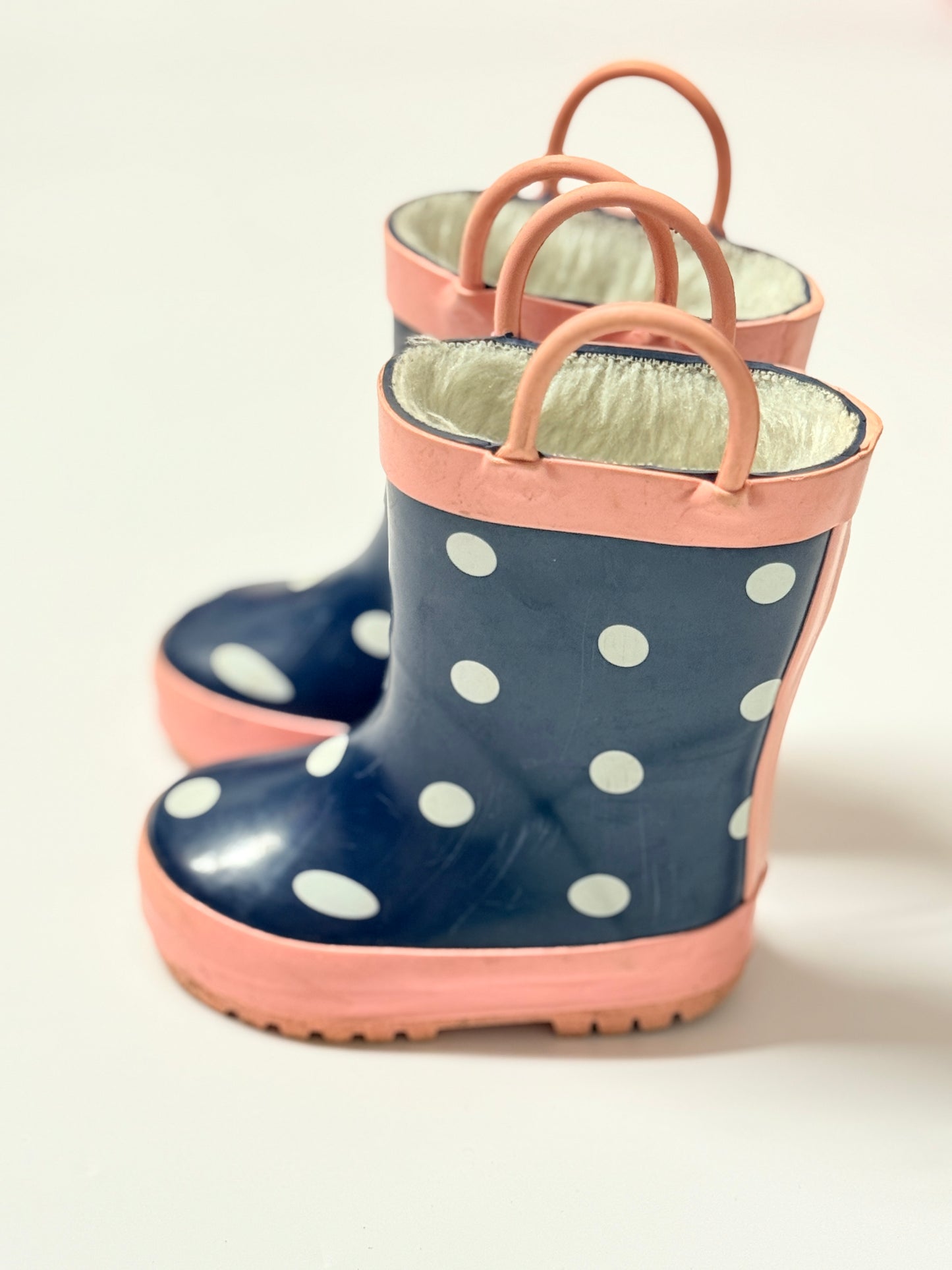 US4 Toddler Rain Boots Lined