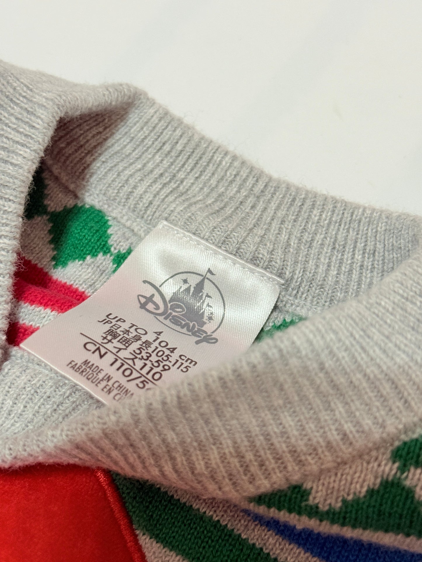 Disney Mickey Mouse 4Y Knit Sweater