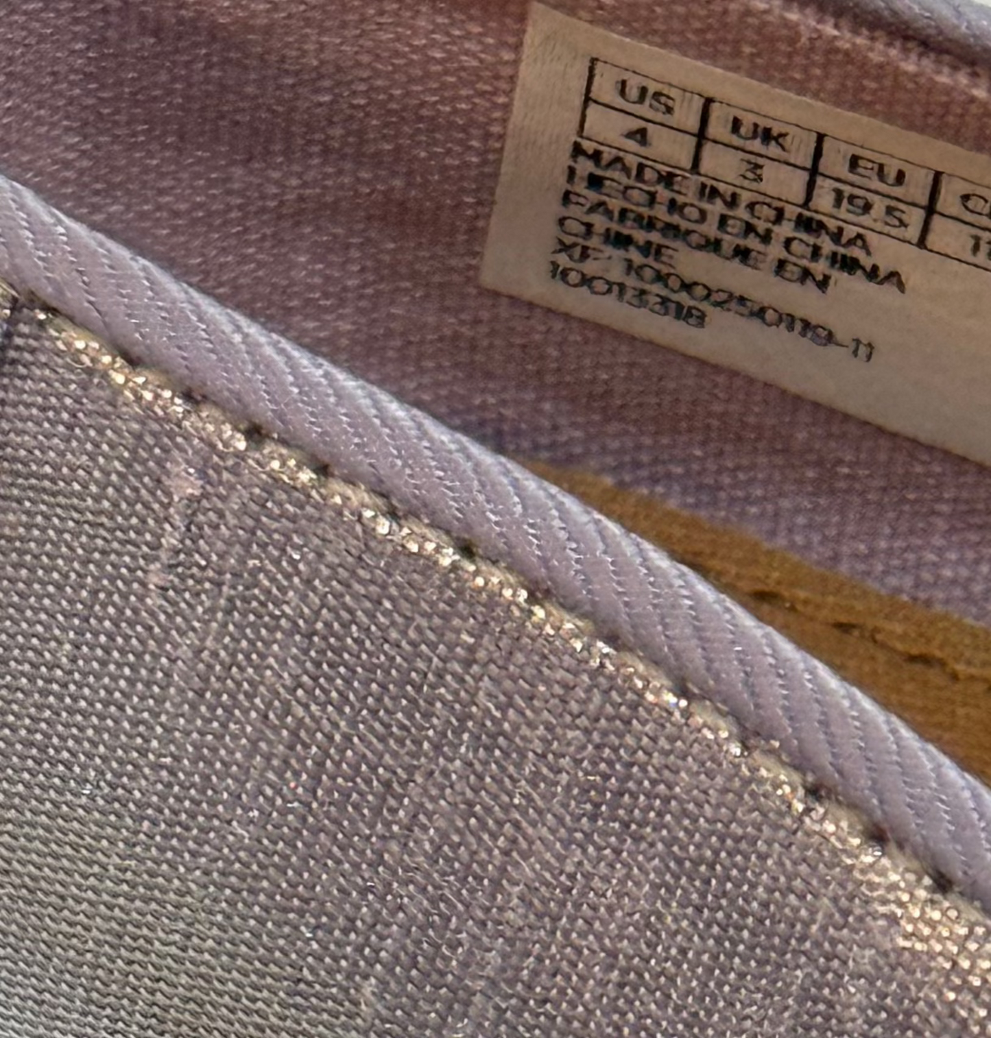 Toms Lilac purple shoes 4c