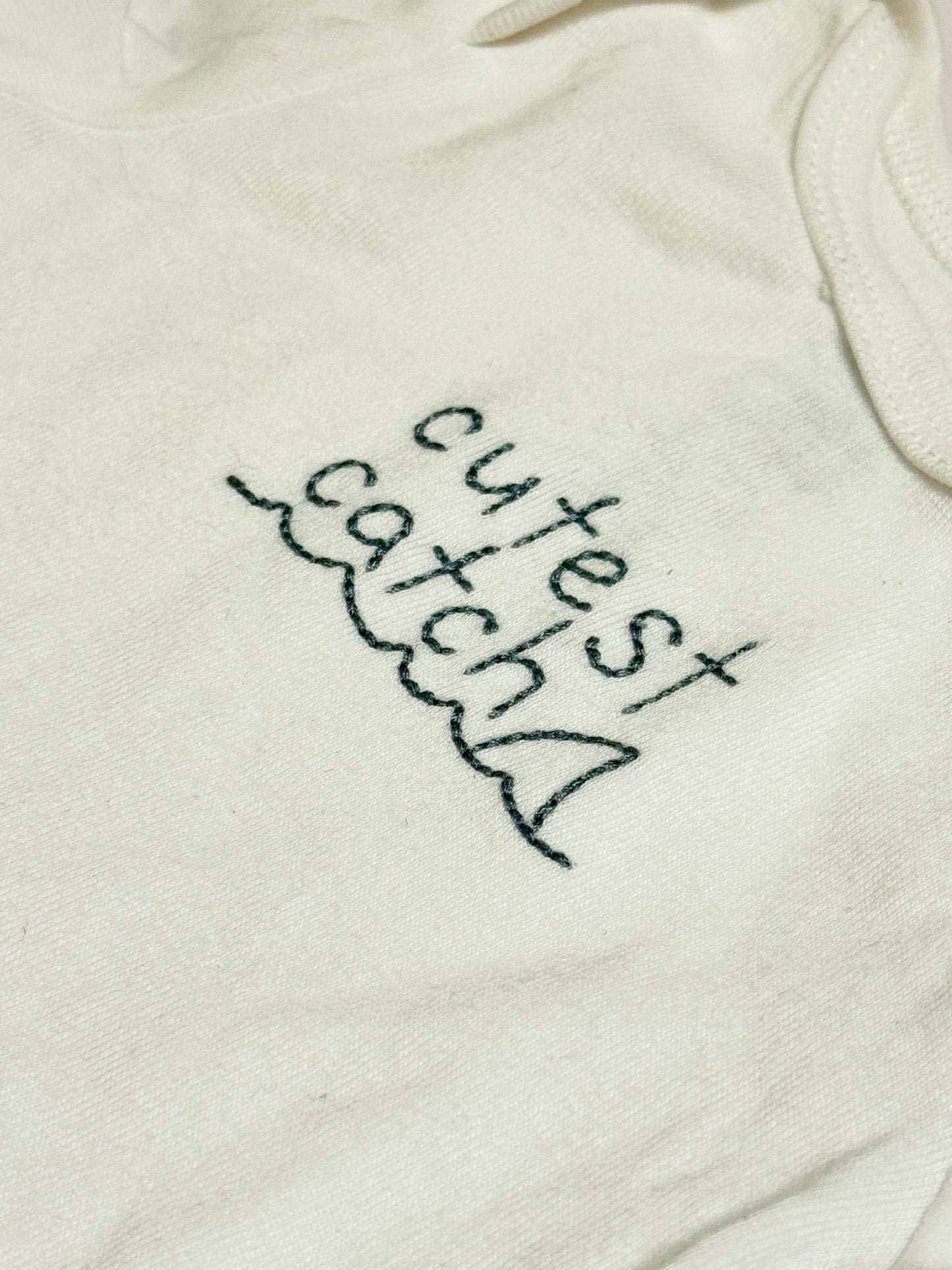 Carter's Cutest Catch Embroidered Onesie 6-9m