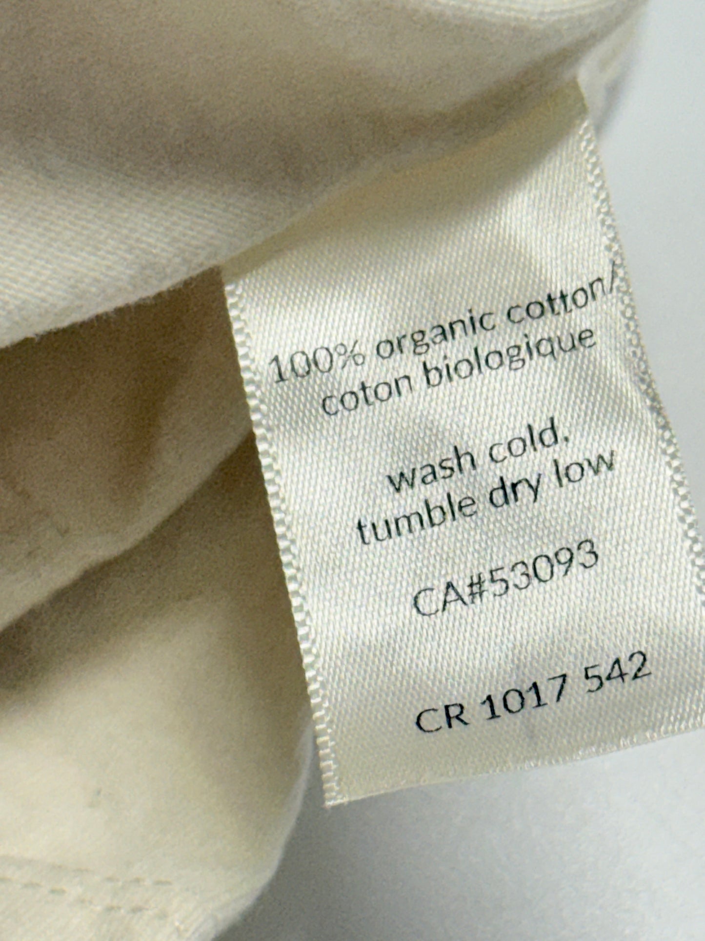 Mini Mioche Organic Cotton Onesie Cream 6–12M