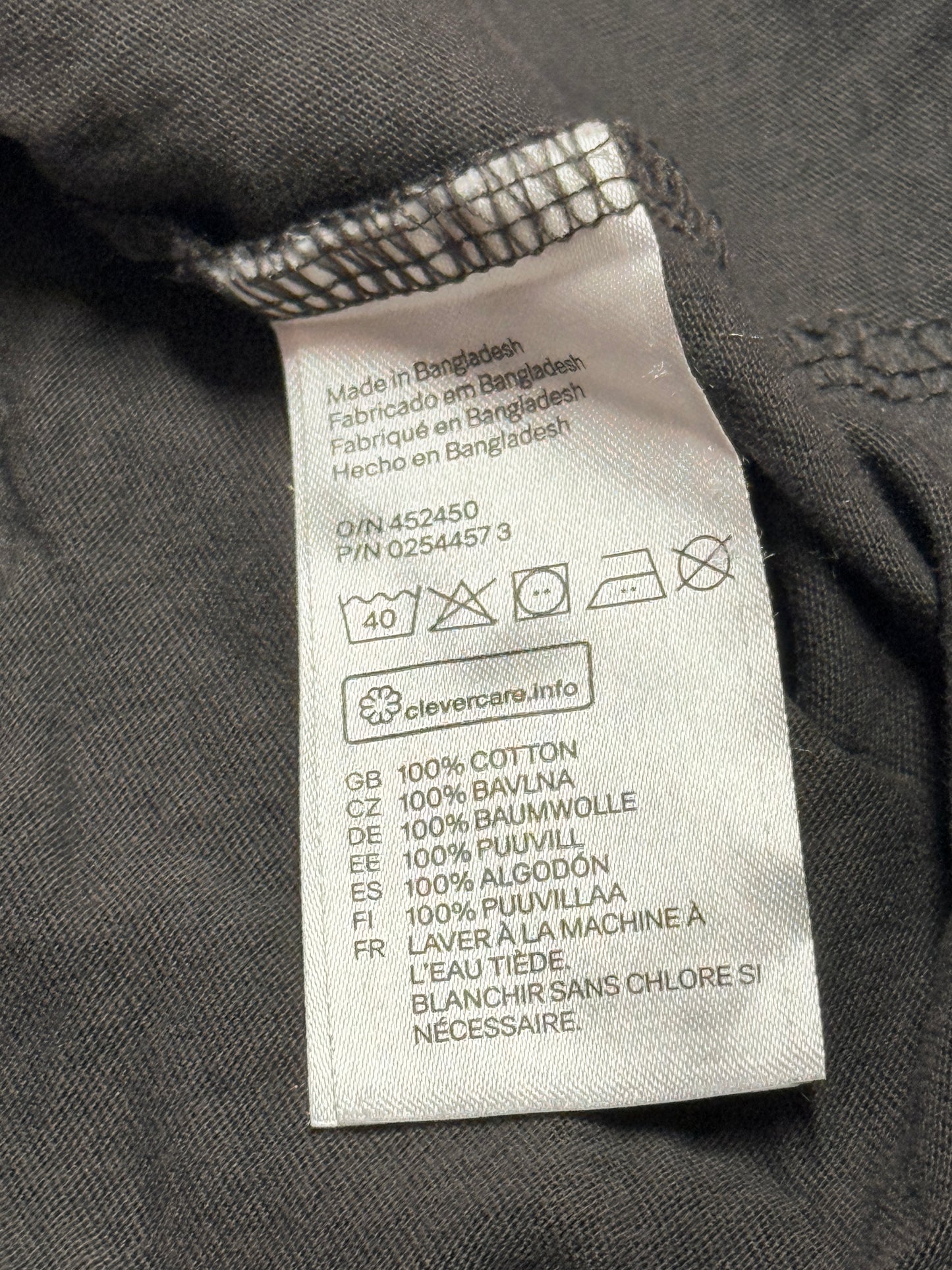 Robe bébé H&M à manches courtes et pois gris