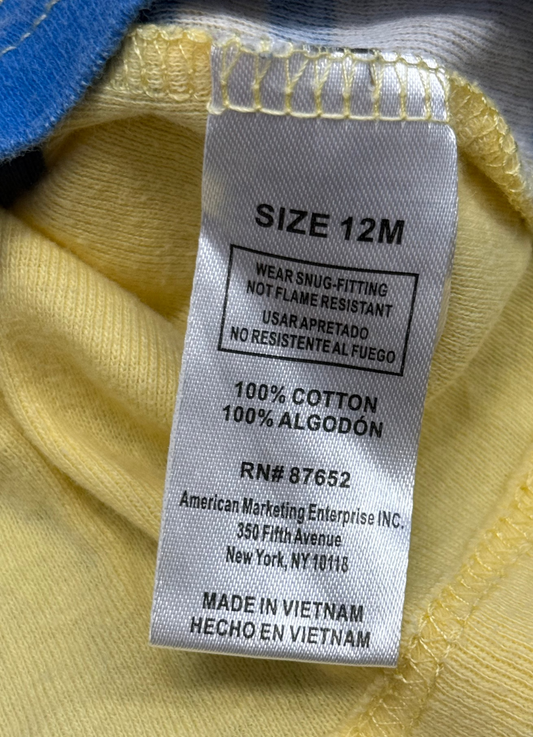 Toy Story Woody Pjs 12m