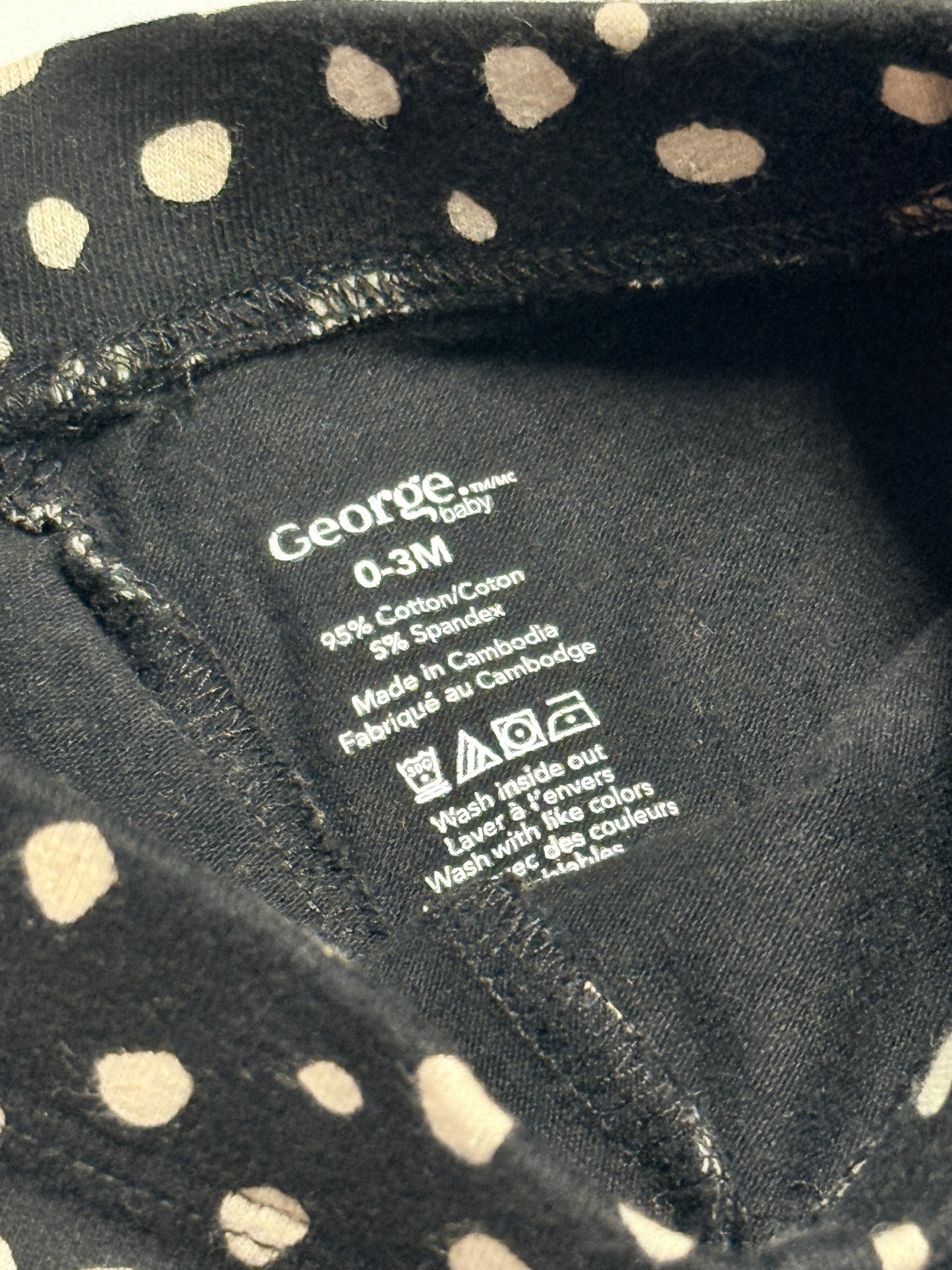 George Baby 2pc Pants Set Size 0–3M