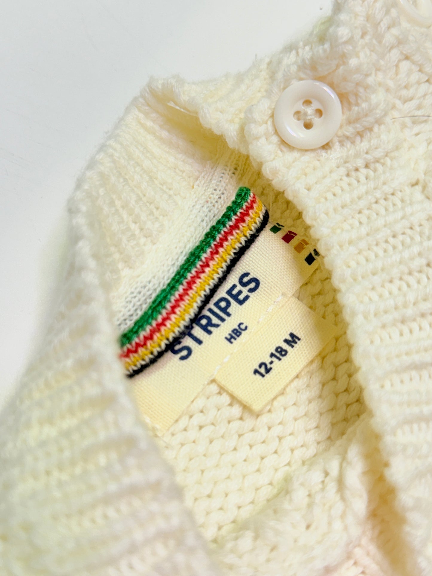 Hudson Bay Baby Stripes 12-18m Fits Big