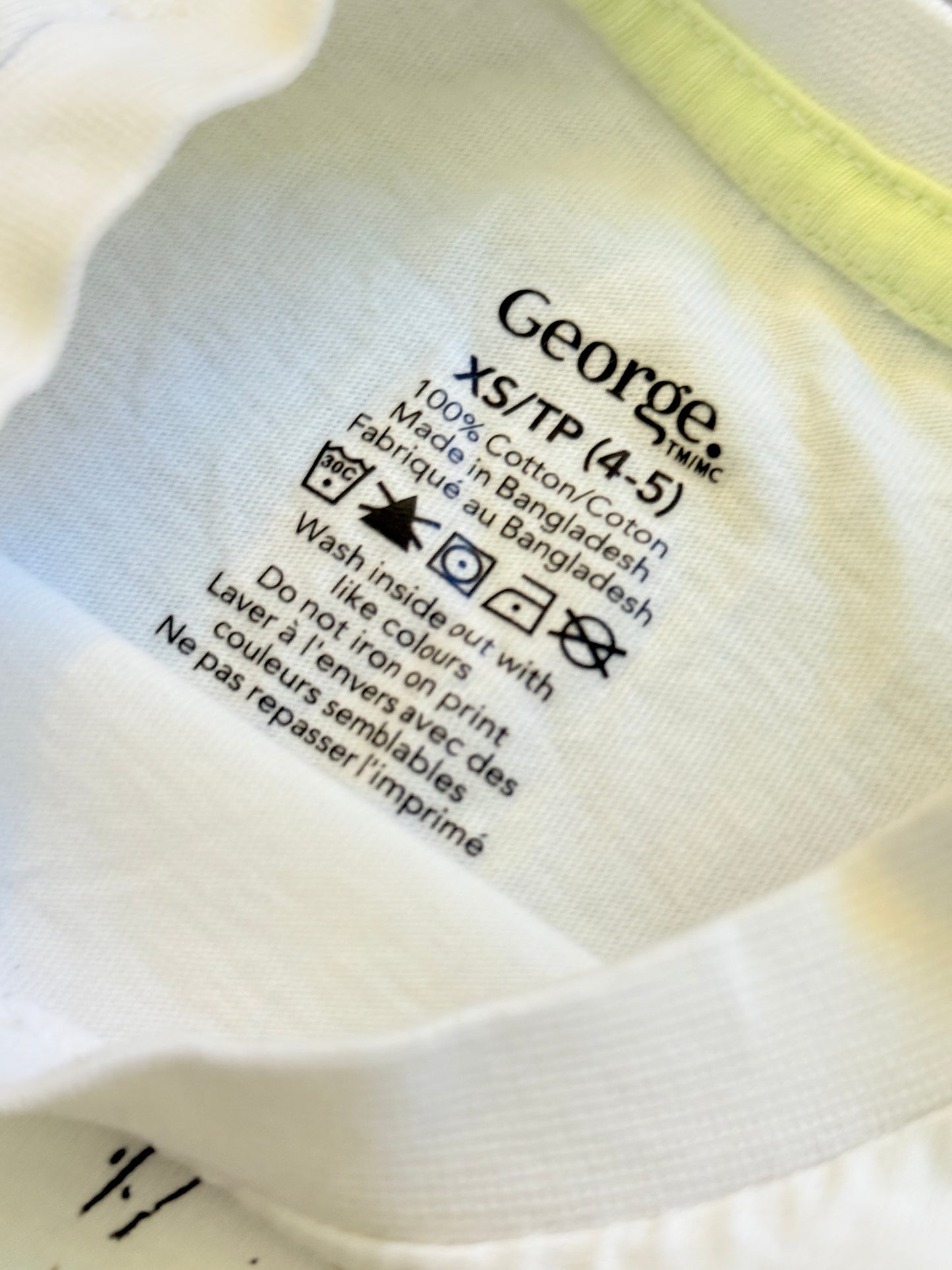 George Dirt Bike Shirt 4-5y