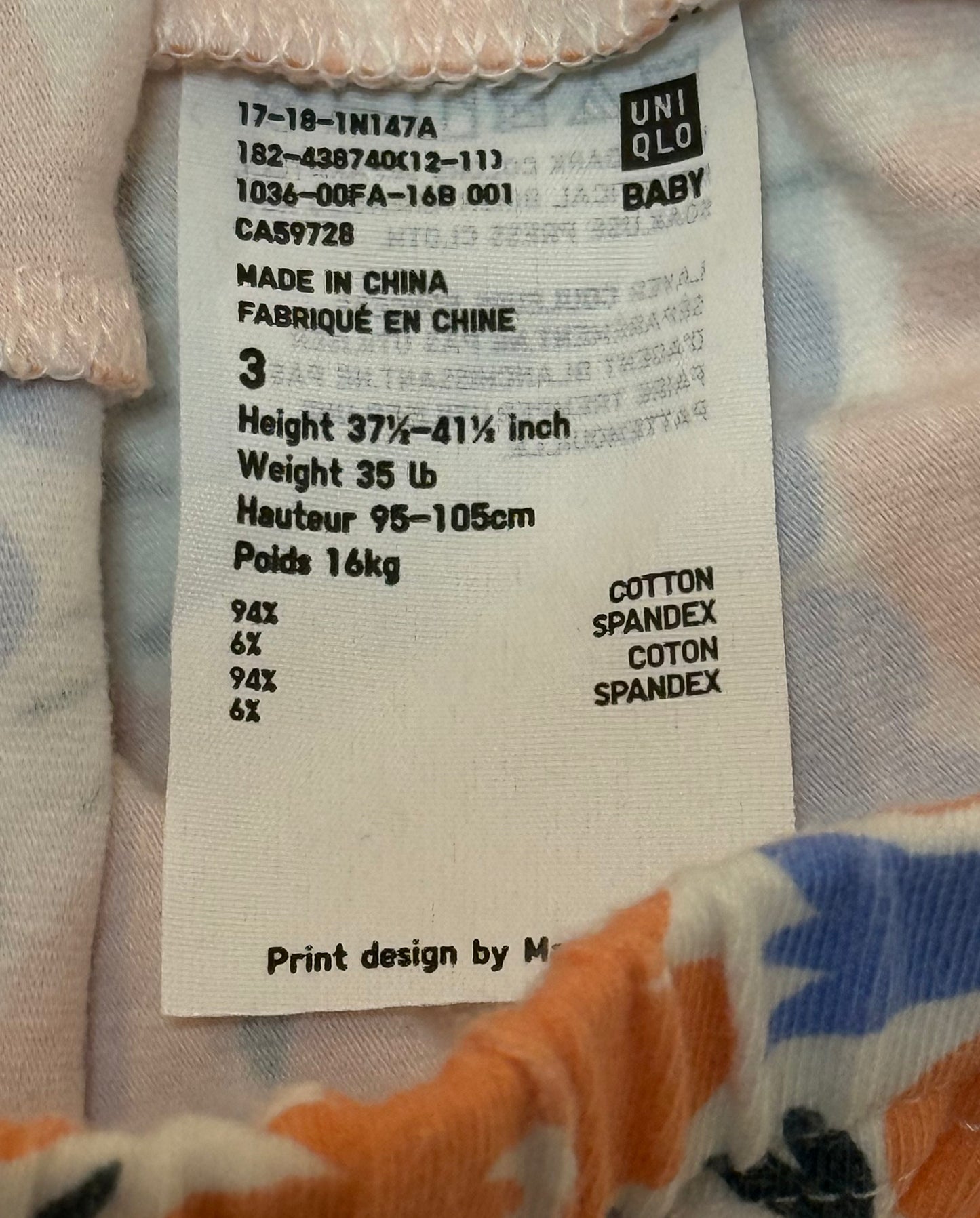 Uniqlo Baby Leggings 3t