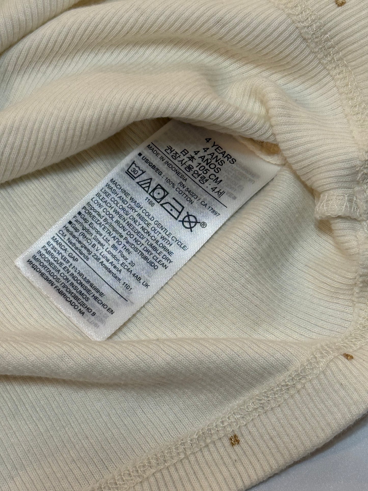 Gap 4t Long Sleeve Shirt