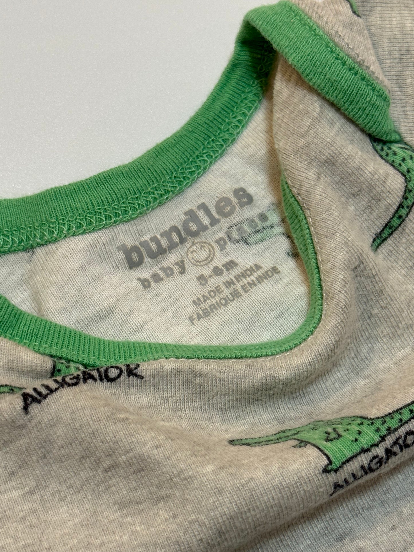 Bundles Baby Place Alligator Onesie 3-6m