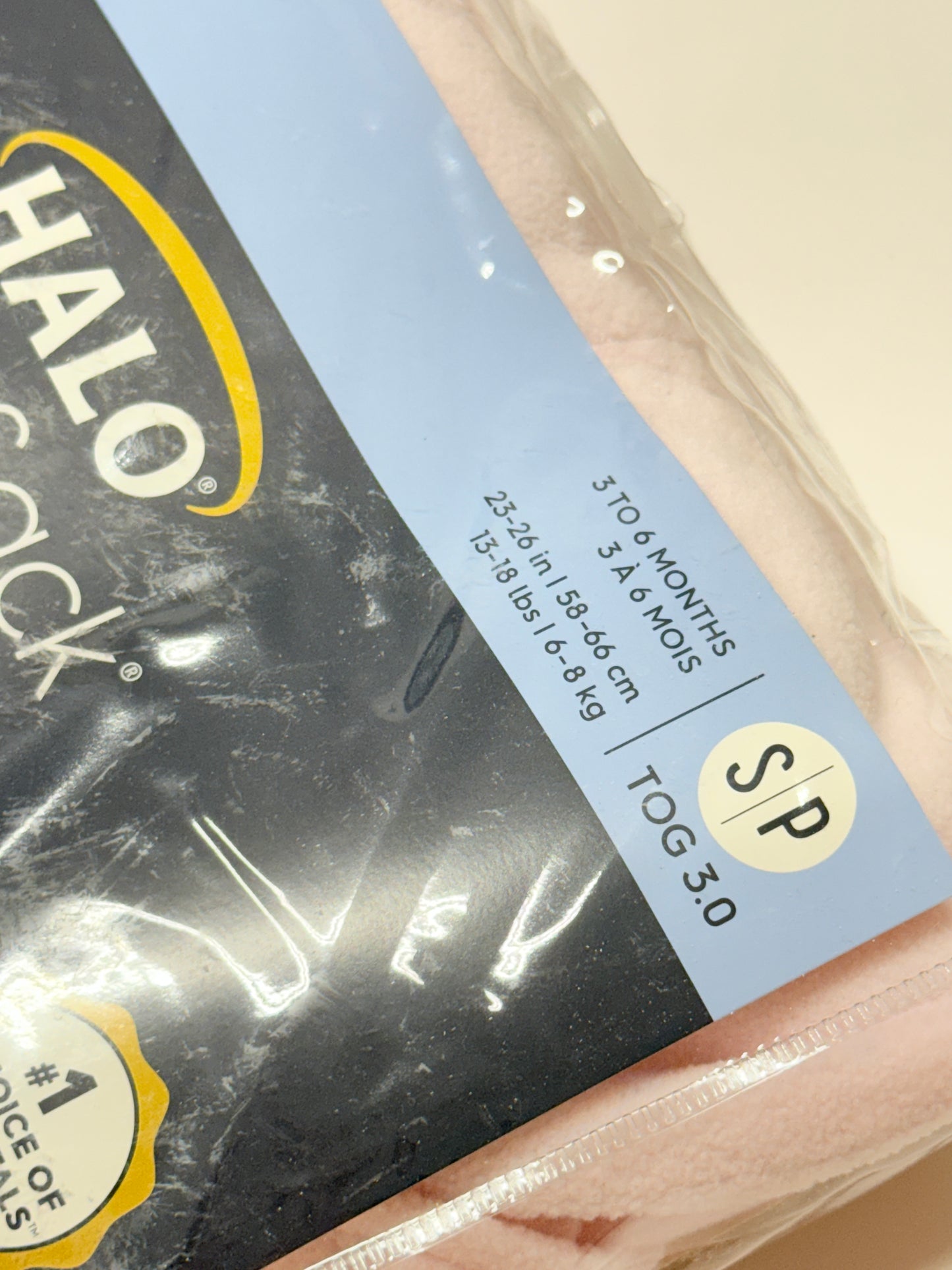 Halo Swaddle Sleep Sack NEW 3-6m Pink