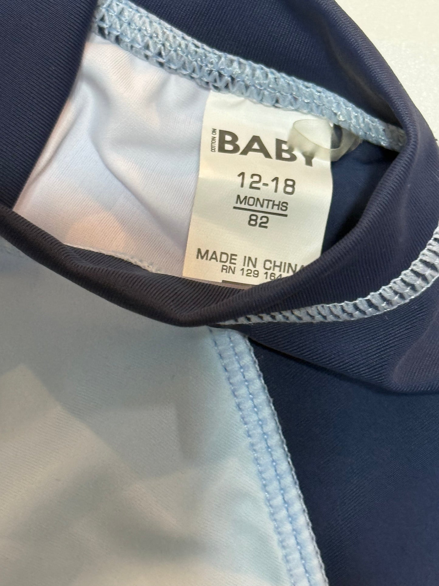 IBaby Rash Guard Swim Suit 12-18m