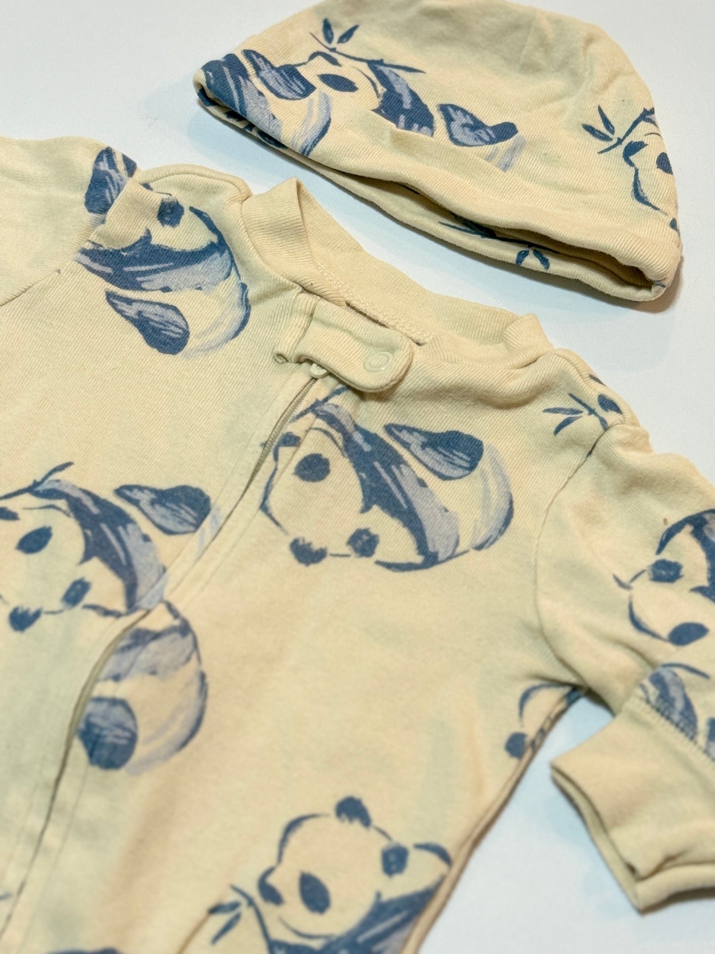 Carter's 2pc Panda Sleeper and Hat 3m
