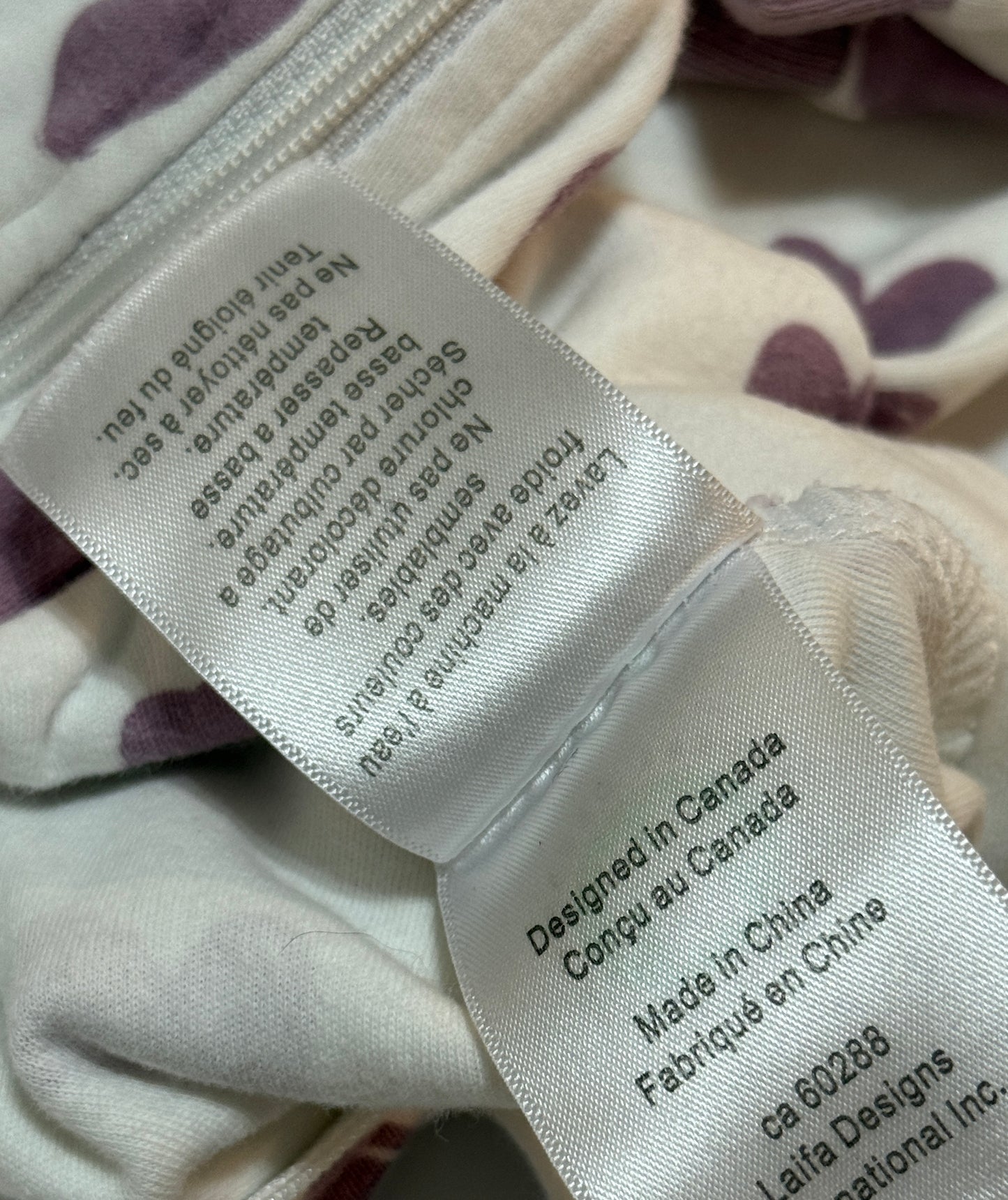 Zippy Designed in Canada Cotton Sleeper 3-6m