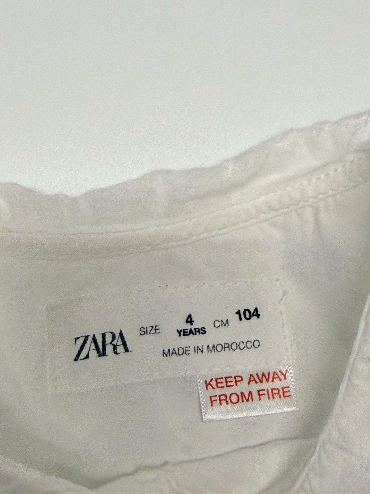 Lace Collar Zara Blouse 4T