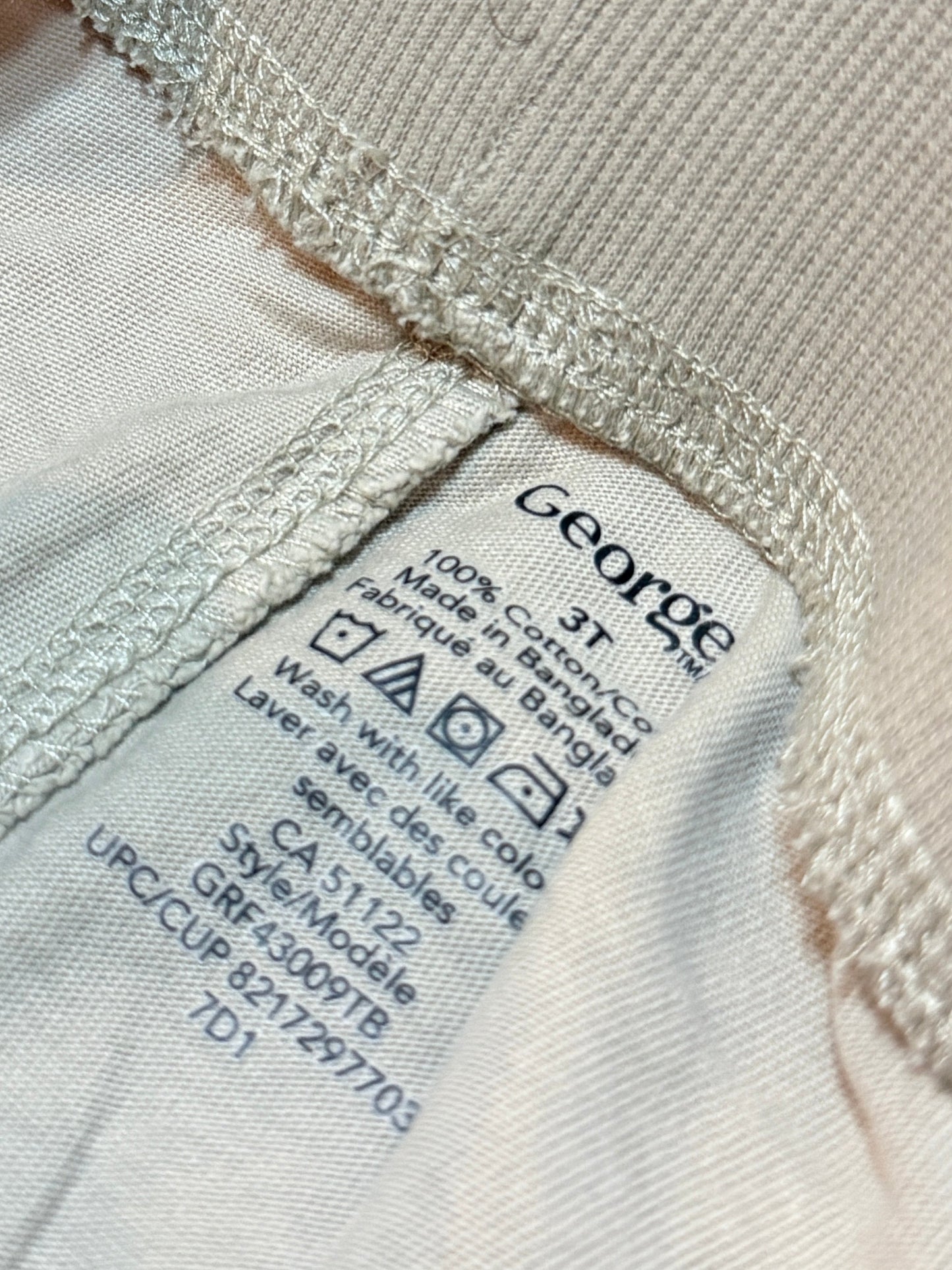 George 3t thin cotton pants