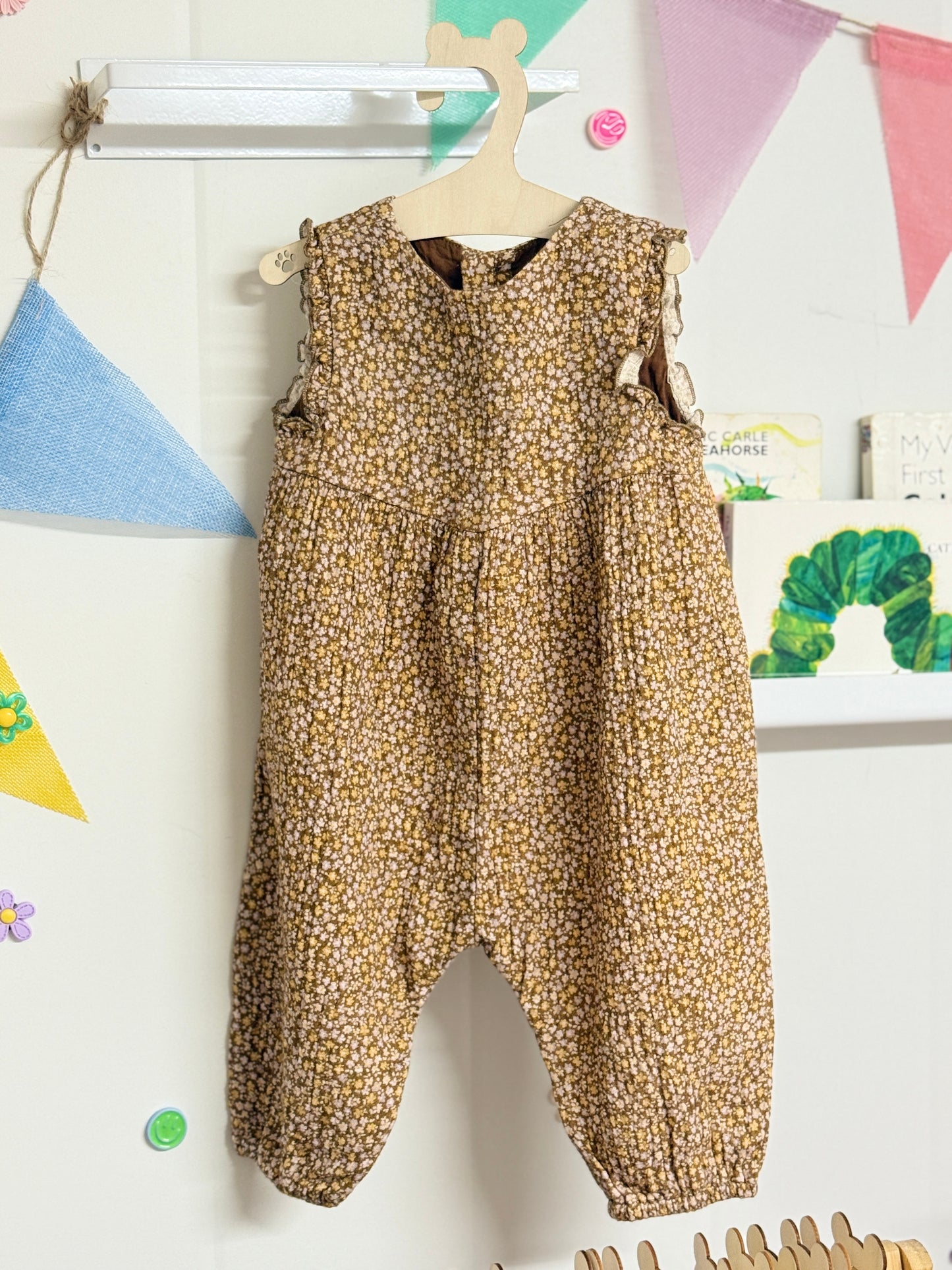 Zara 6-9m Floral Romper