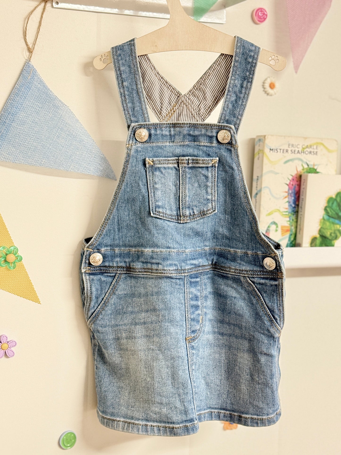 H&M Denim Skirt overalls 9-12m