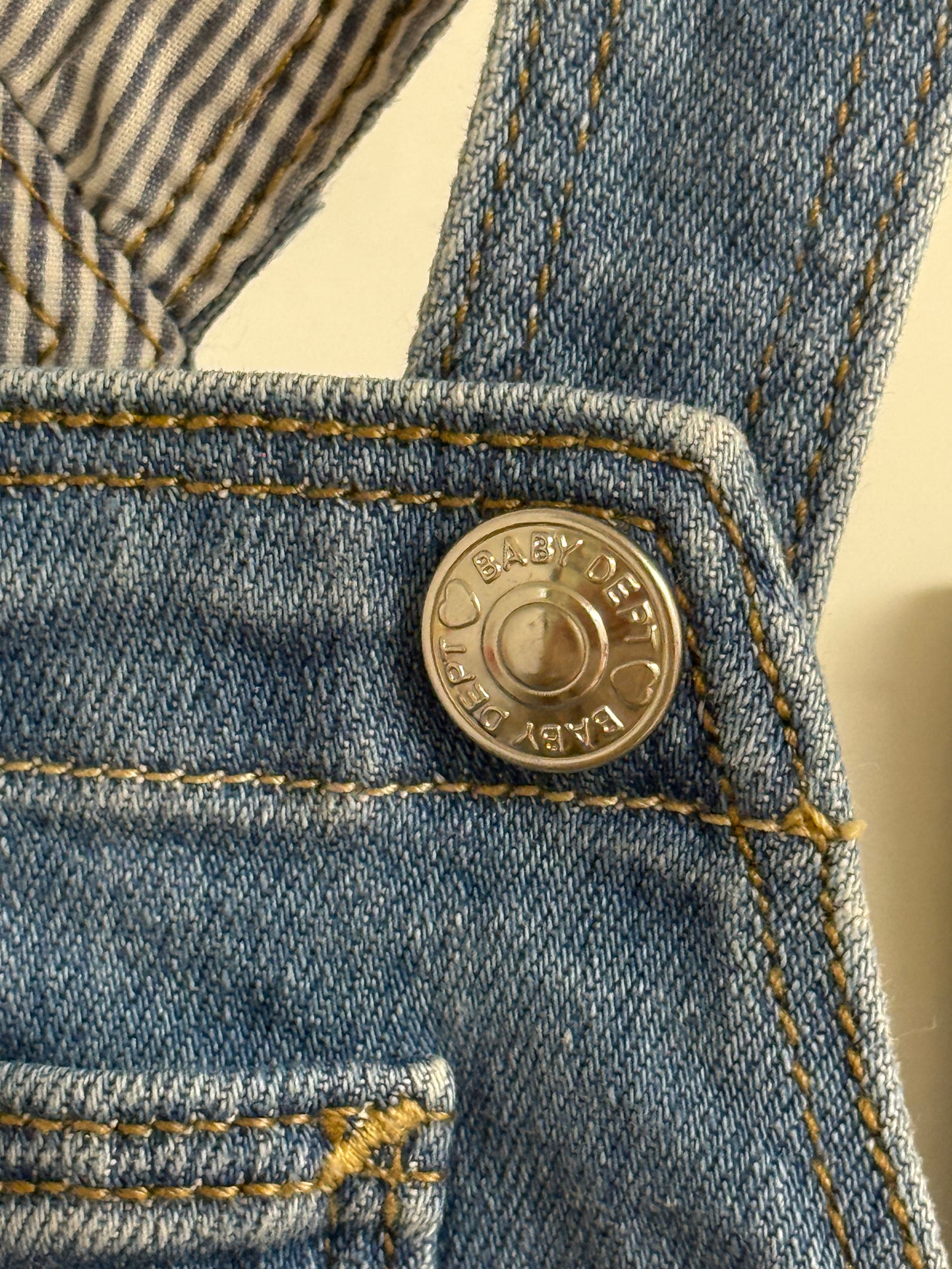 H&M Denim Skirt overalls 9-12m