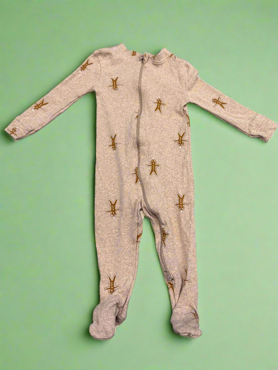 Gingerbread Man Sleeper 9-12m