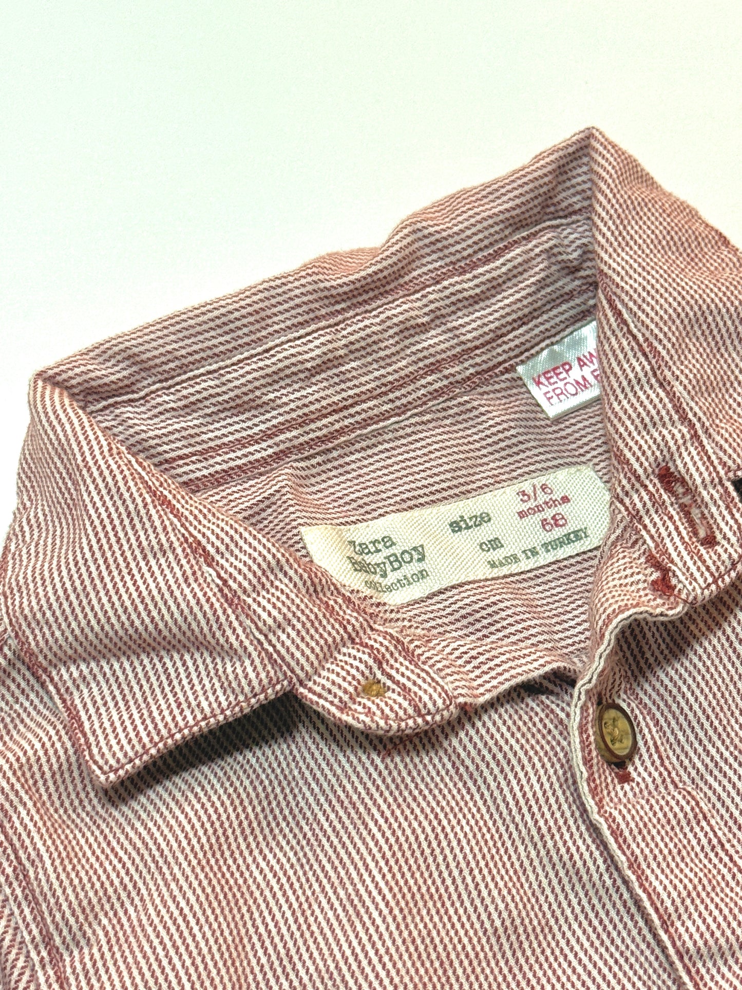 Zara Baby Boy 3-6m Button Up