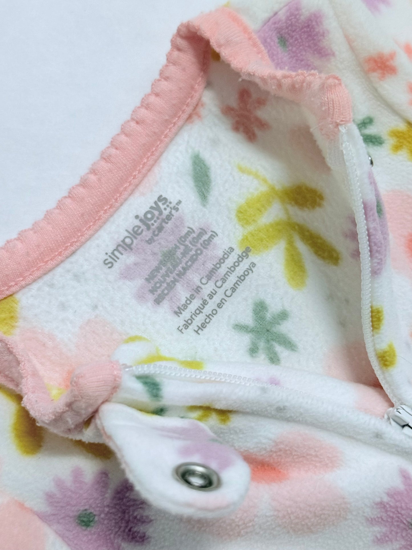 Carters Fleece NB Sleeper