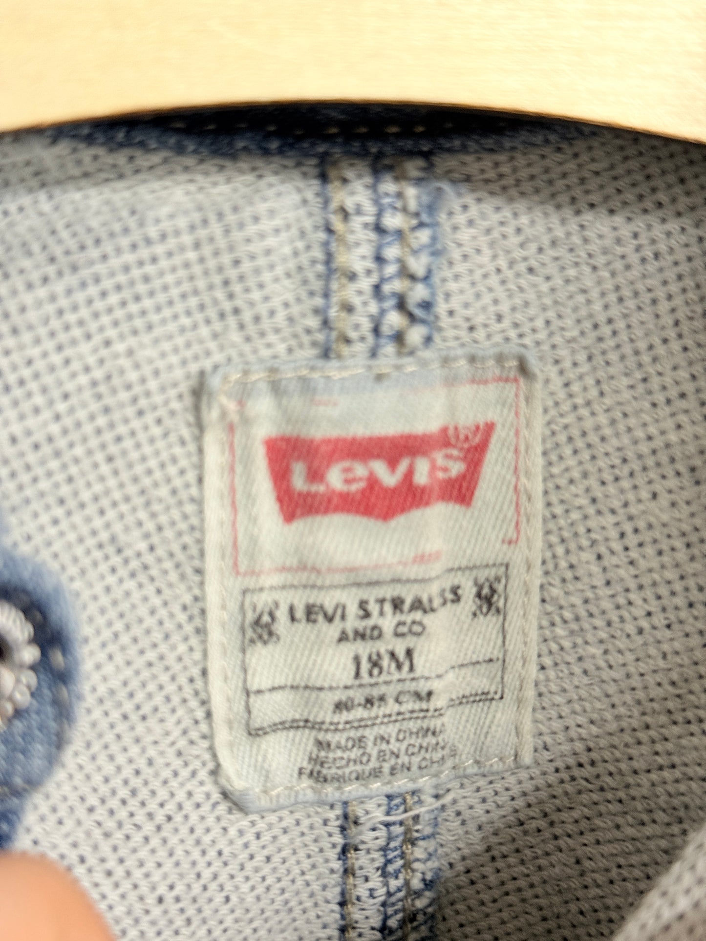 Levis 18m Soft Denim Jumpsuit