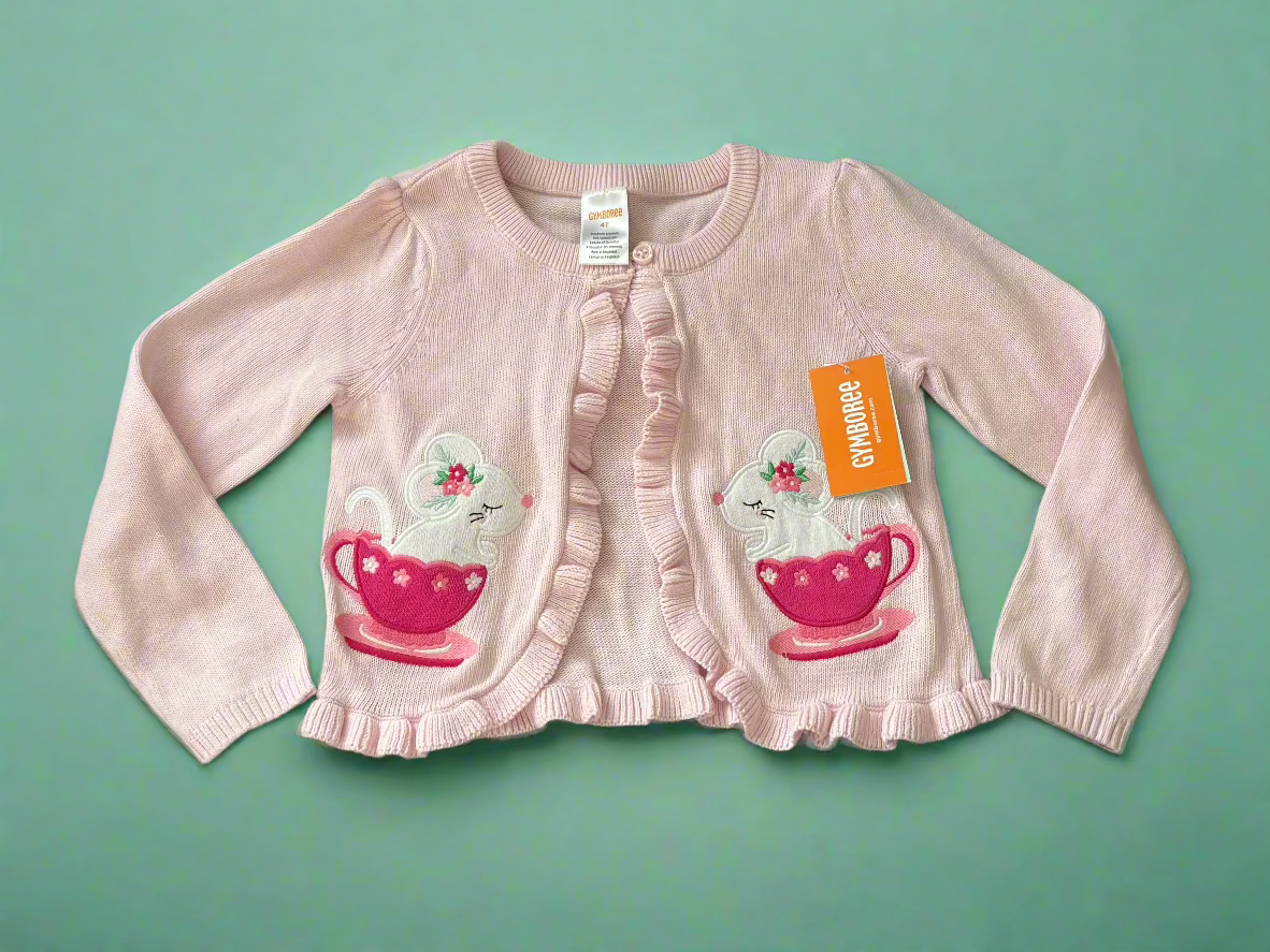 Gymboree 4t Embroidered Cardigan