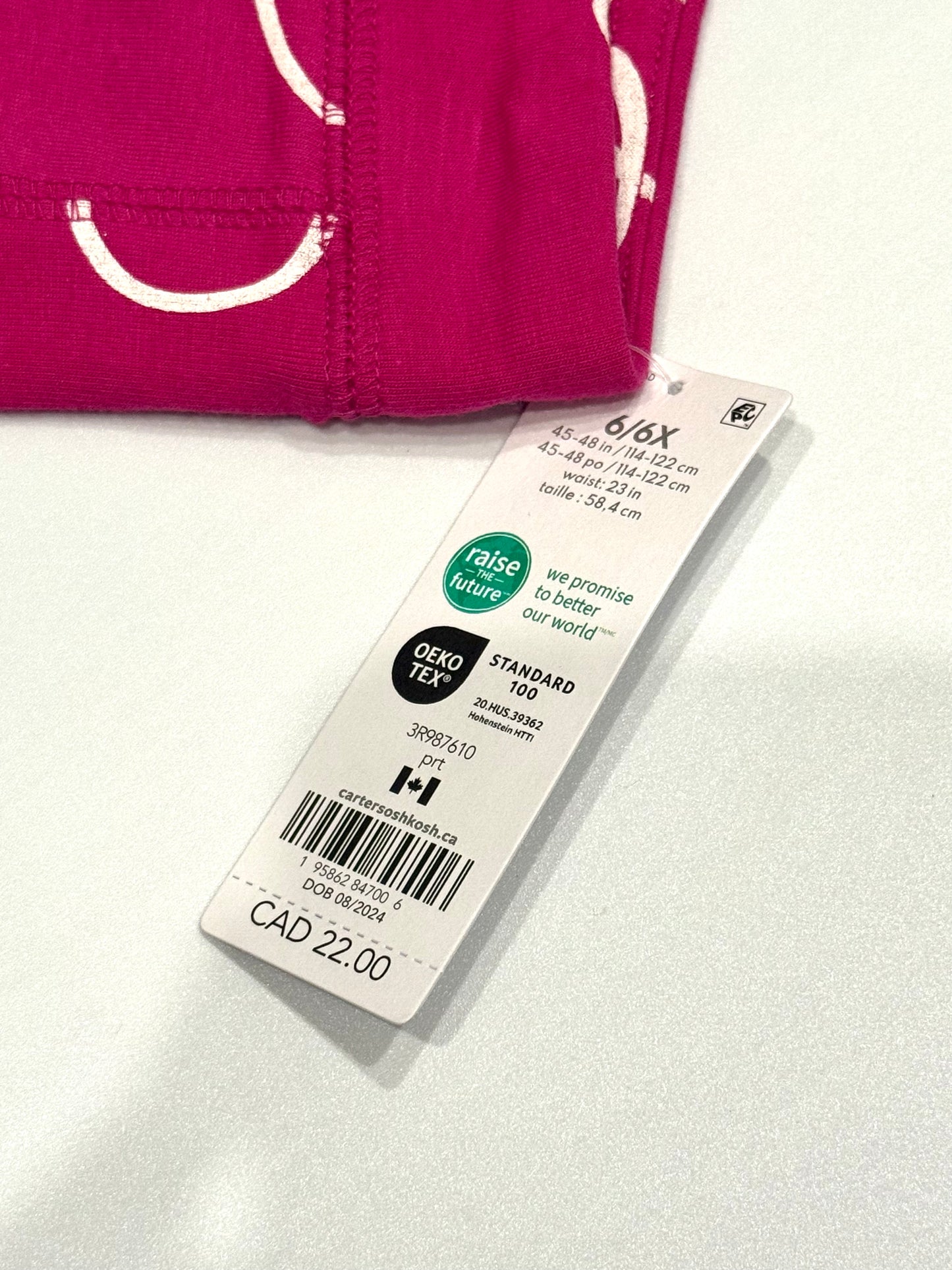 Carters leggings 6/6x nwt