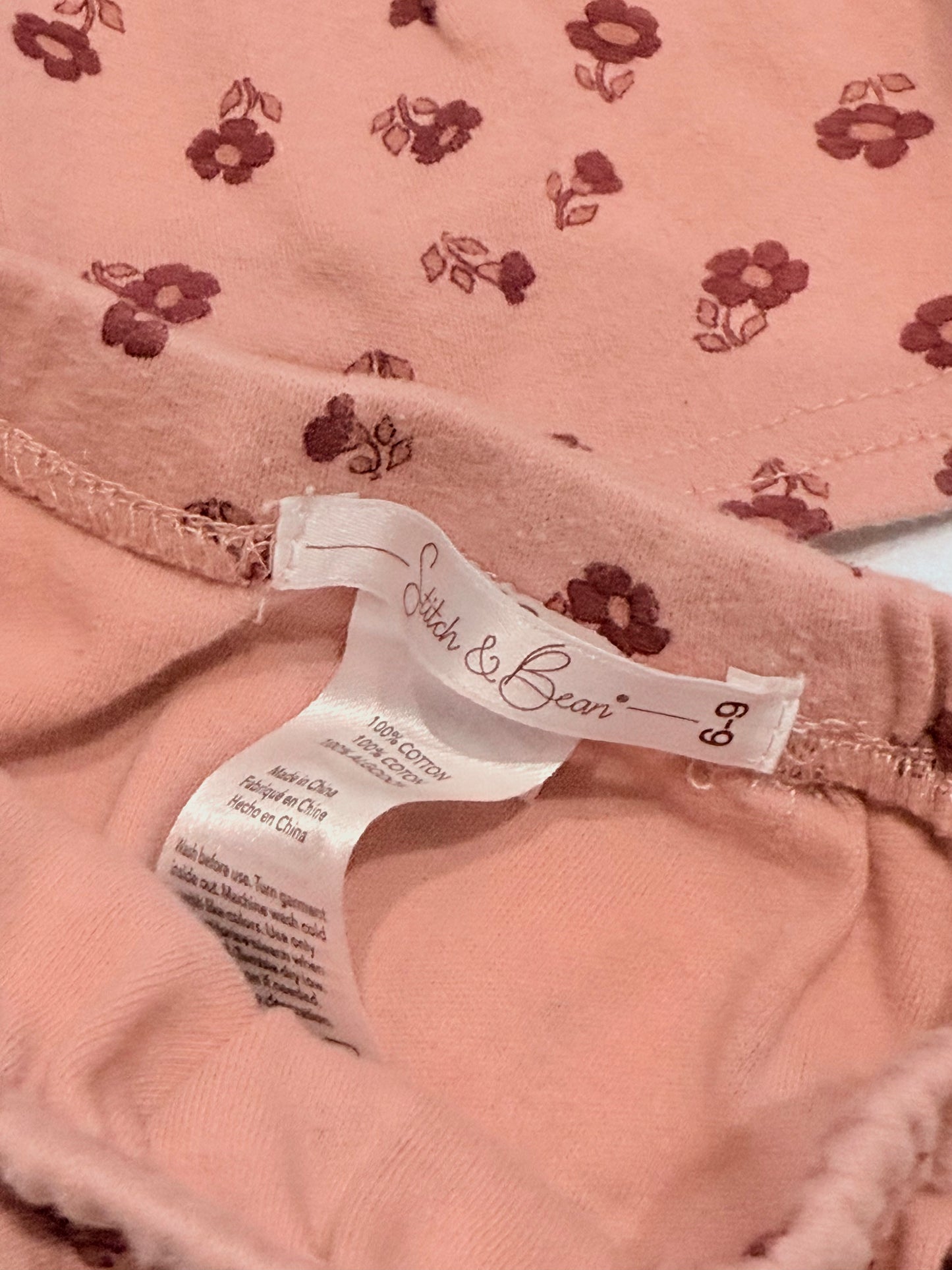 Stitch and Bean 6-9 2pc set