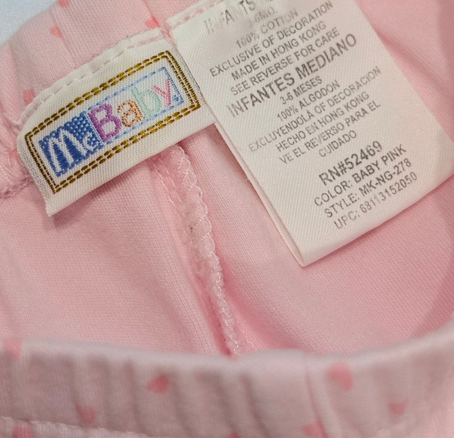 MC Baby vintage soft cotton pants 3-6m