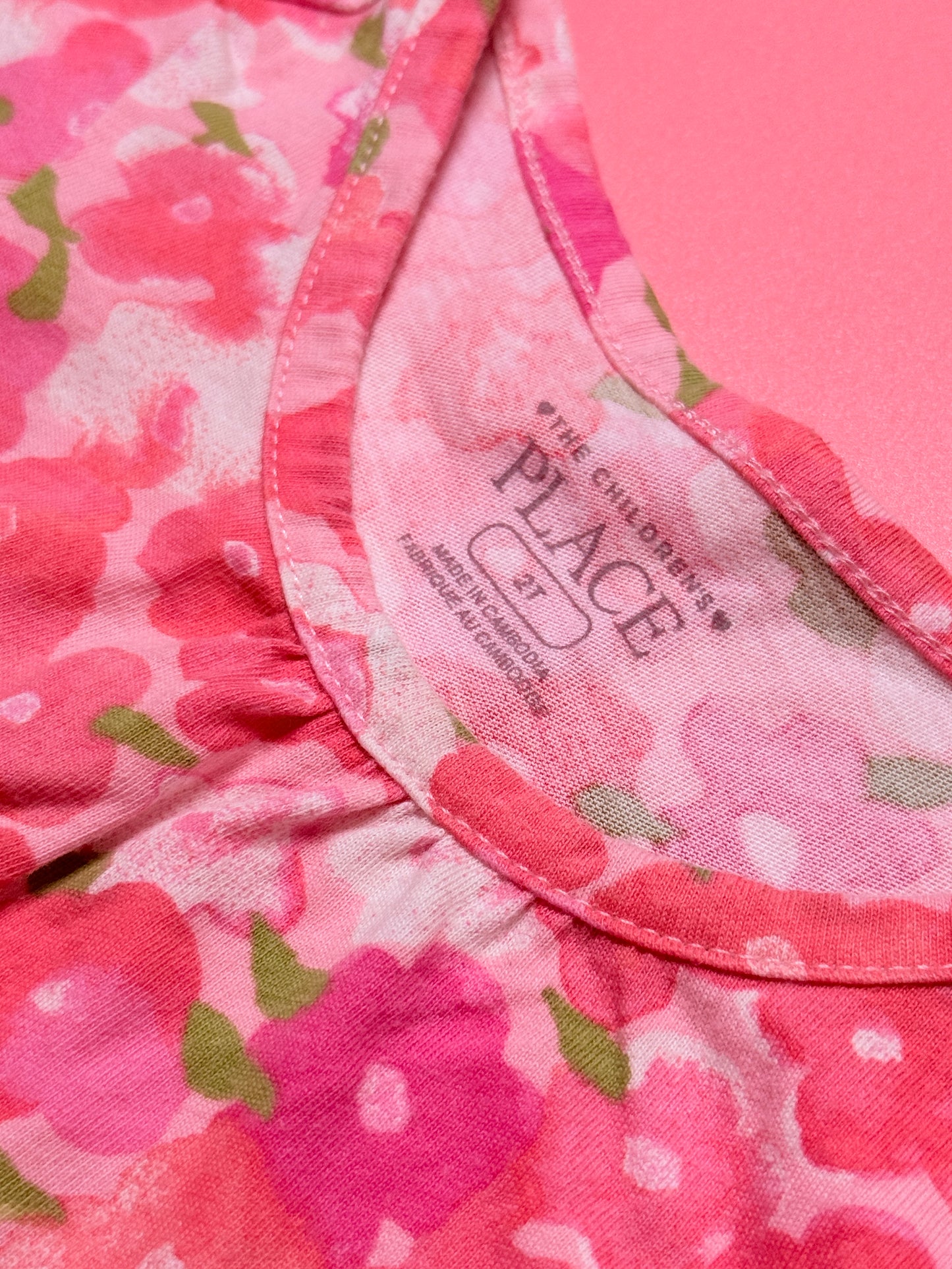 Children's Place Floral Top 2t