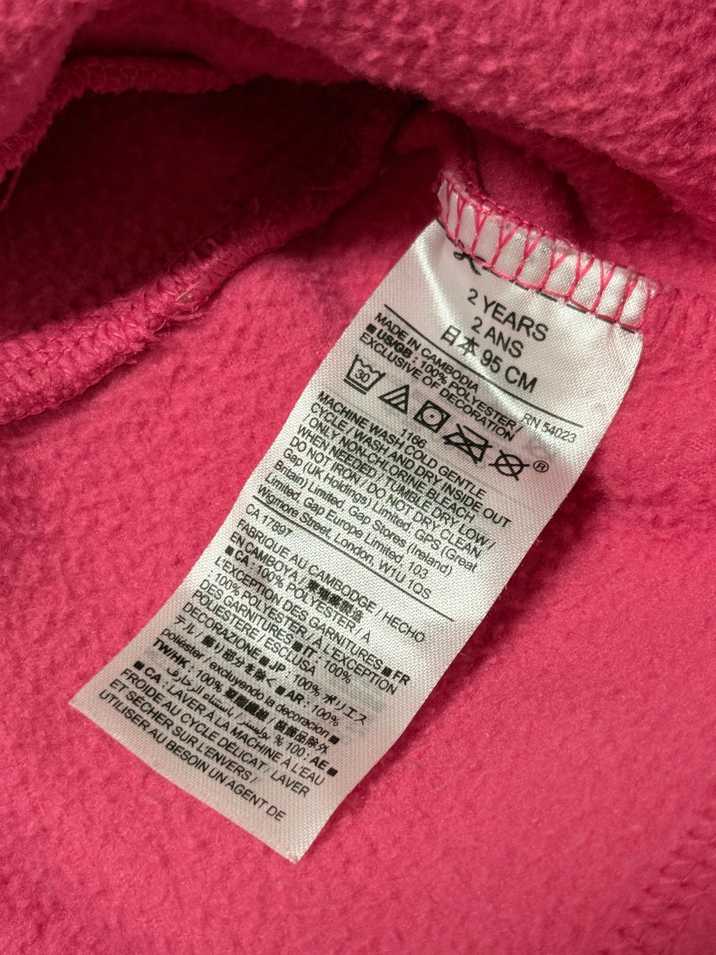 Gap Fleece Pullover 2T