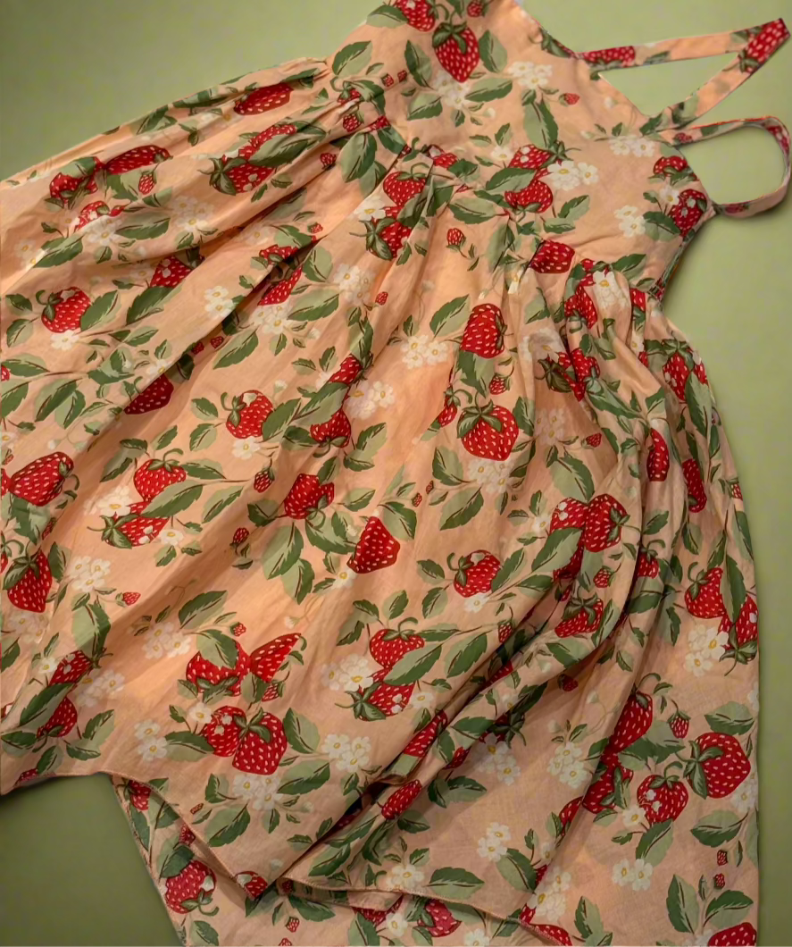 Strawberry Dress 4y Cynthia Rowley
