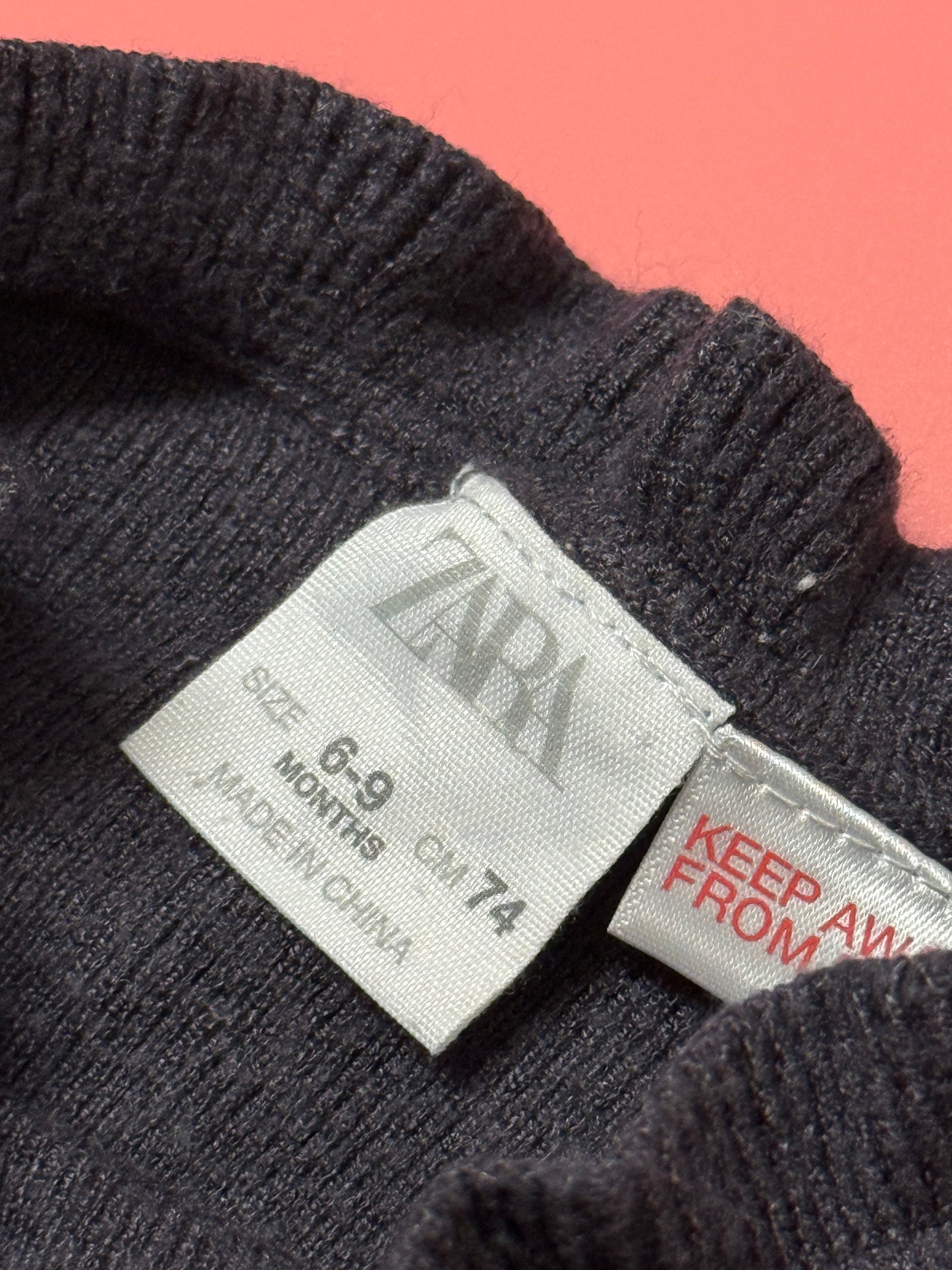 Zara 6-9m Knit Long Sleeve
