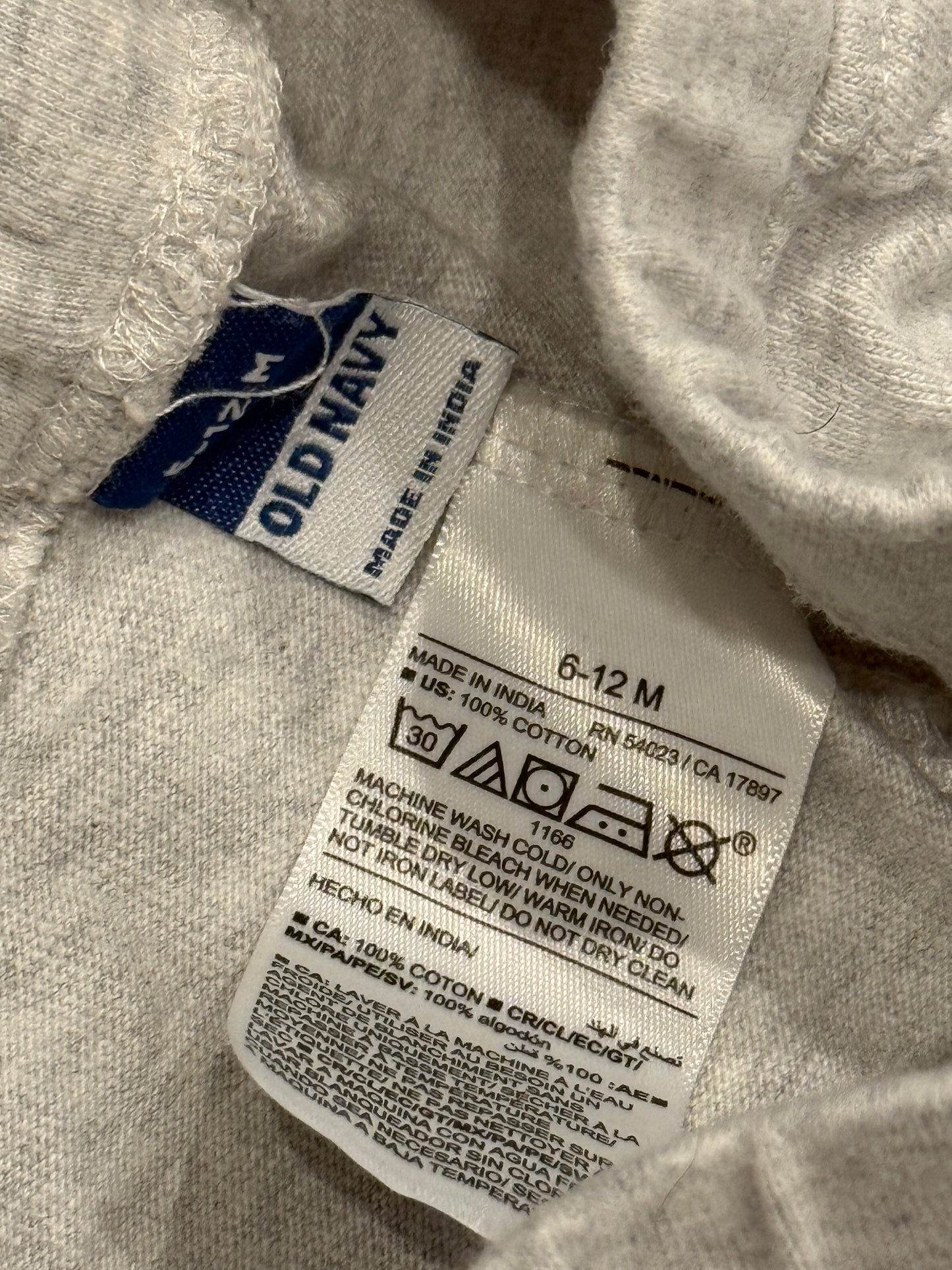 Old Navy Cotton Joggers 6-12m