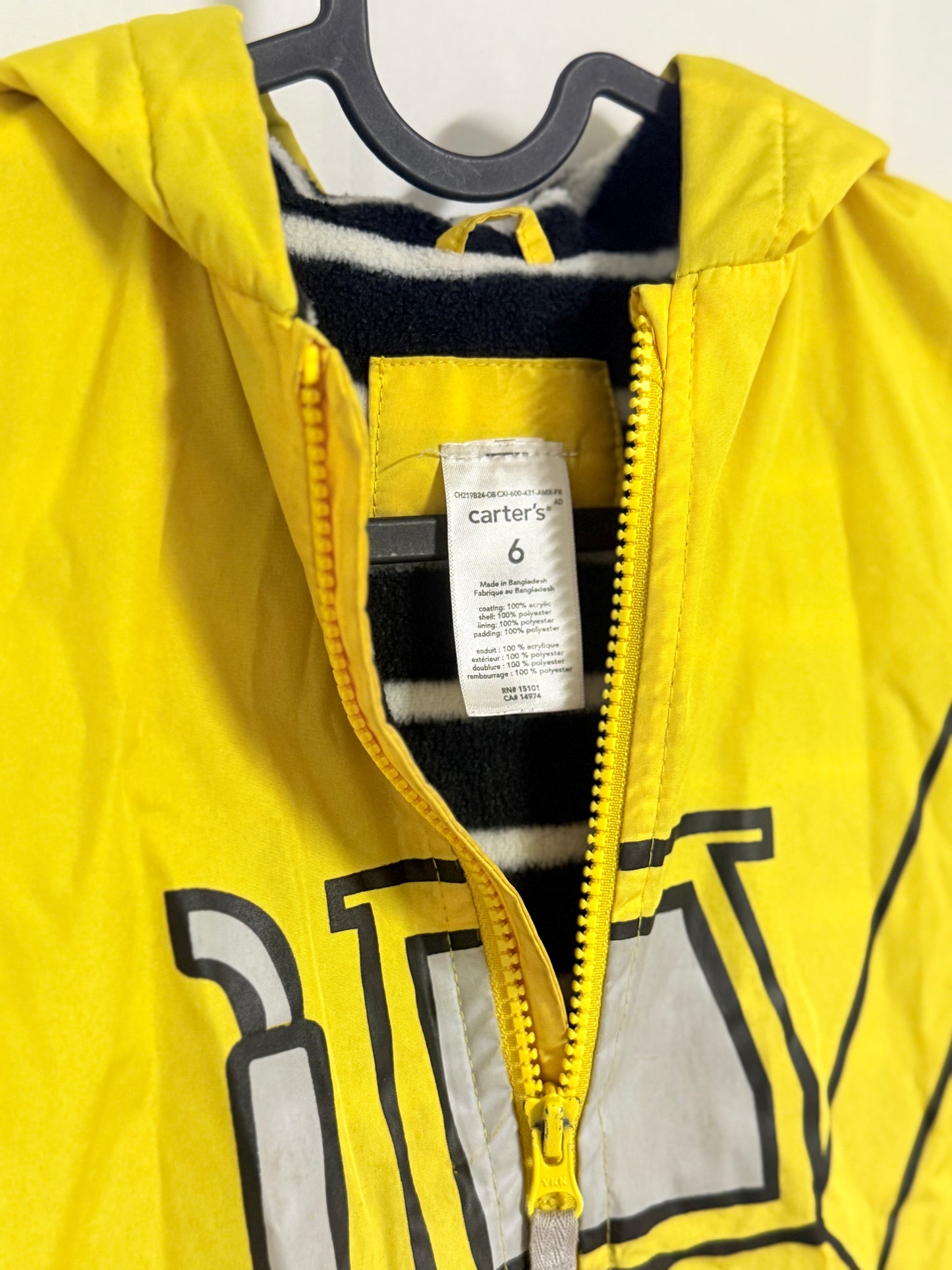 Carter's Crane Lined Jacket 6y