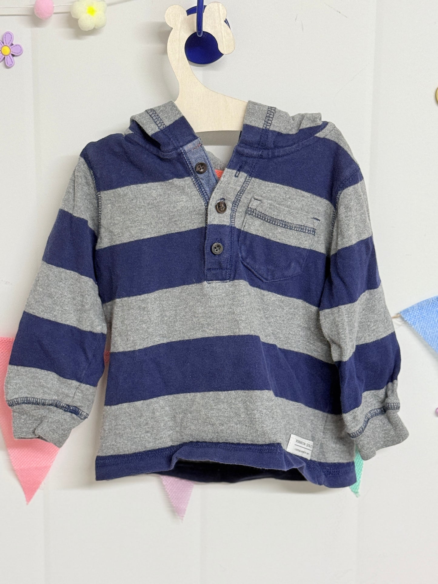 Striped Hoodie Carter's 18m