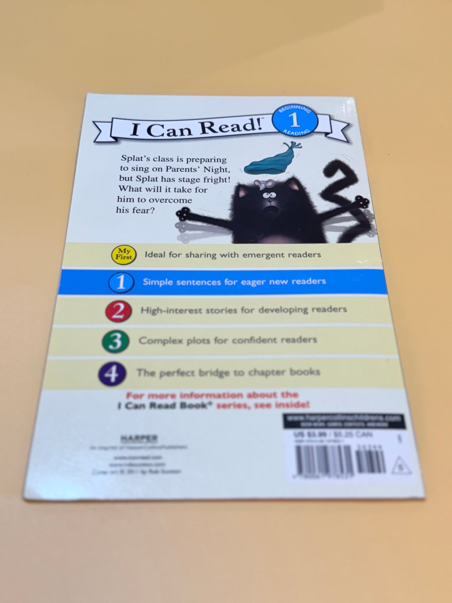 Splat the Cat sings Flat - Book