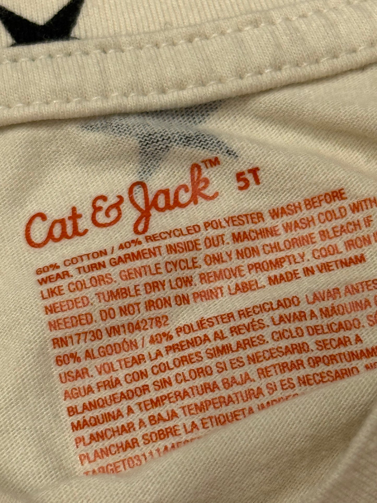 Cat and Jack 3t Star Shirt