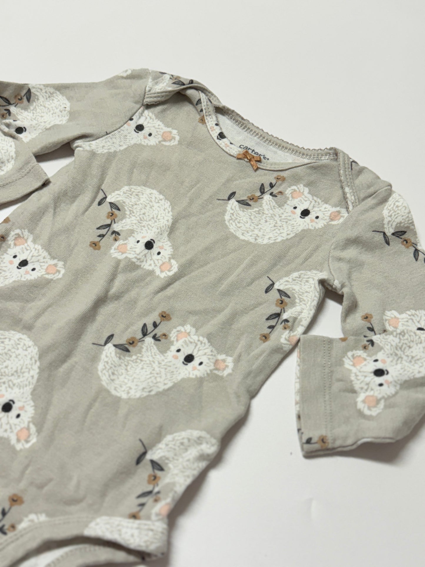 Carter's 12m Koala Long Sleeve Onesie