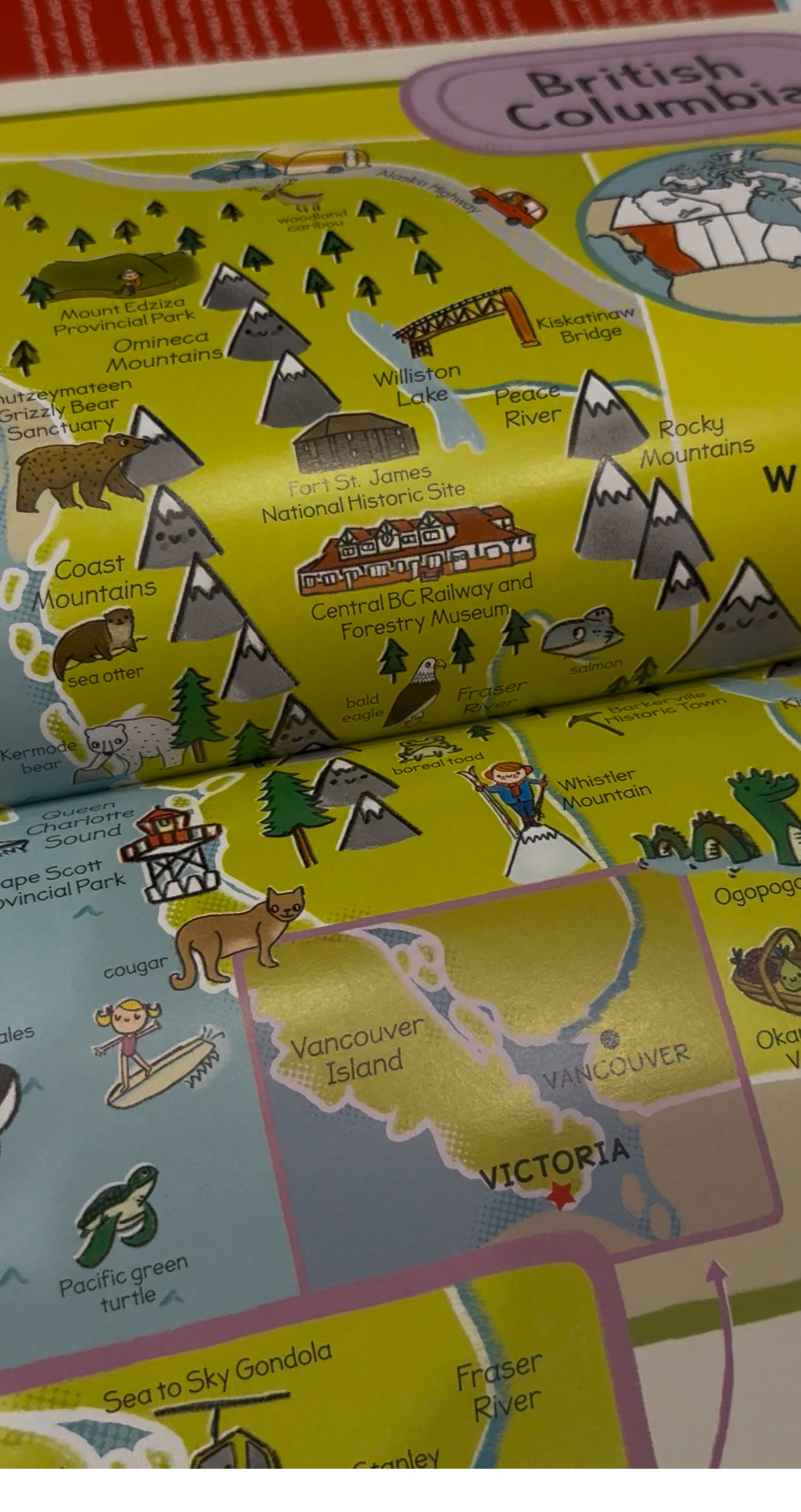 Canada Map - Book