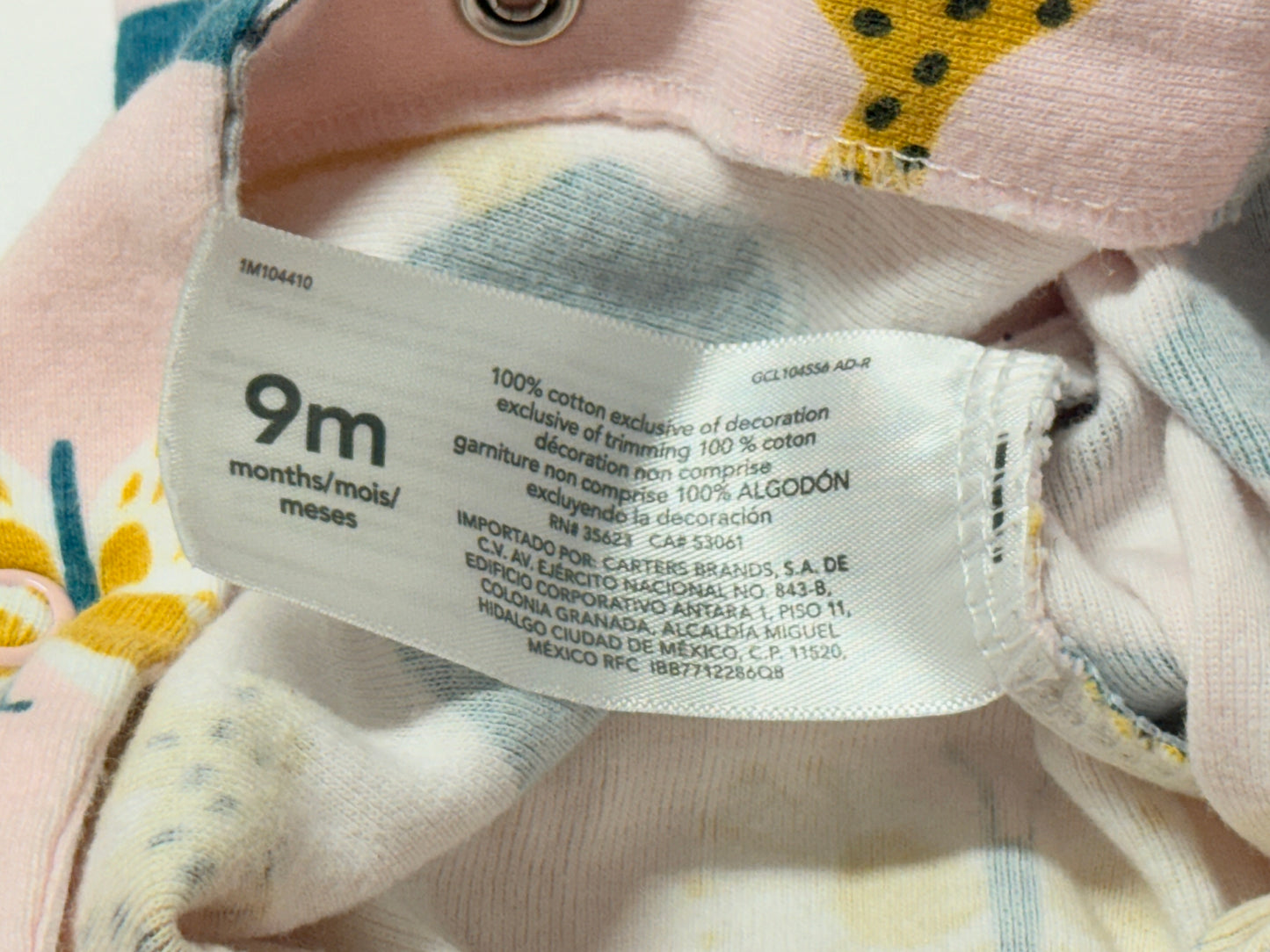 Carter's 9m Wild Animal & Insect Onesie