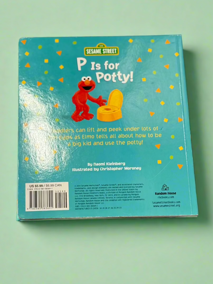 Elmo P is for Potty - Book