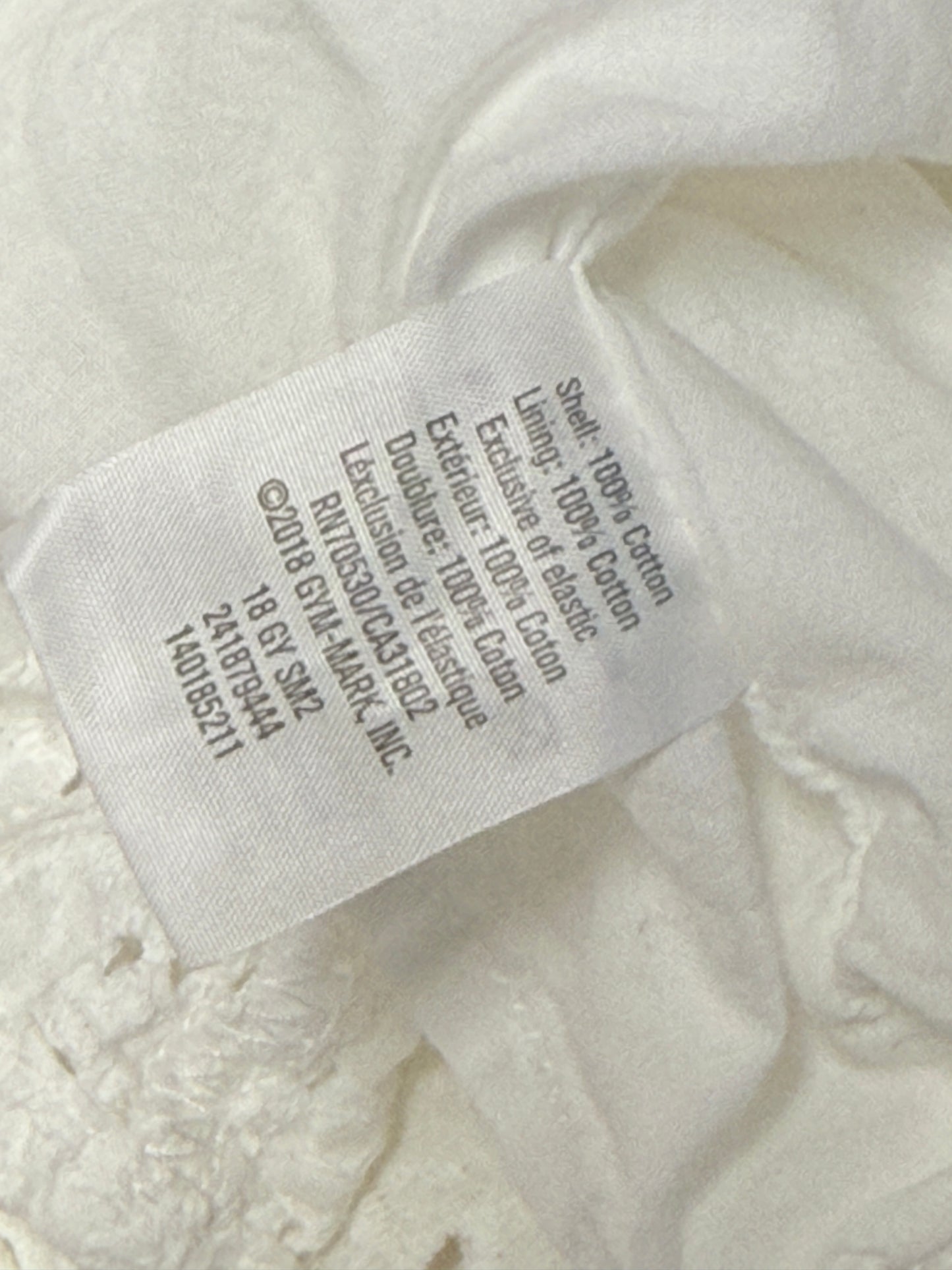 Gymboree 18-24m White Eyelet Dress