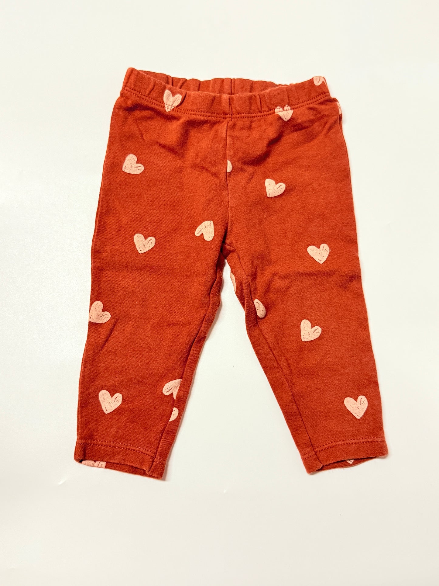 Carter's leggings Heart Print 9m