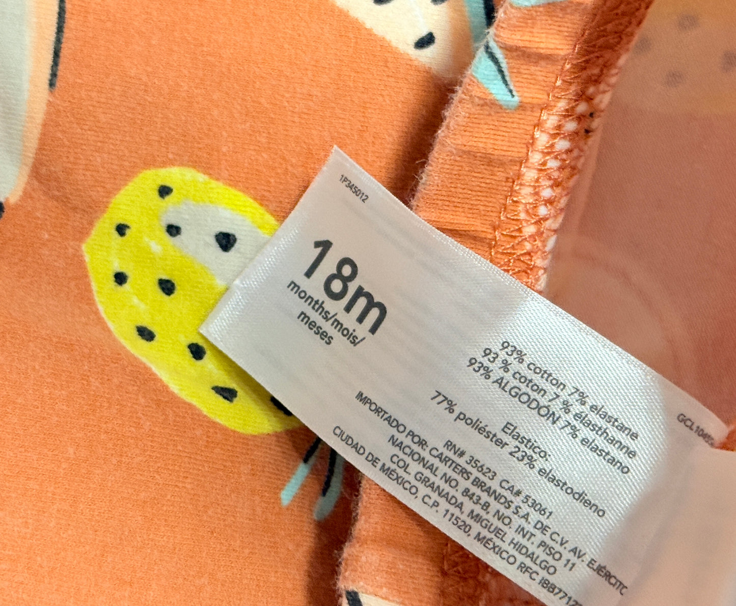 Carter's Fruit 2pc Set